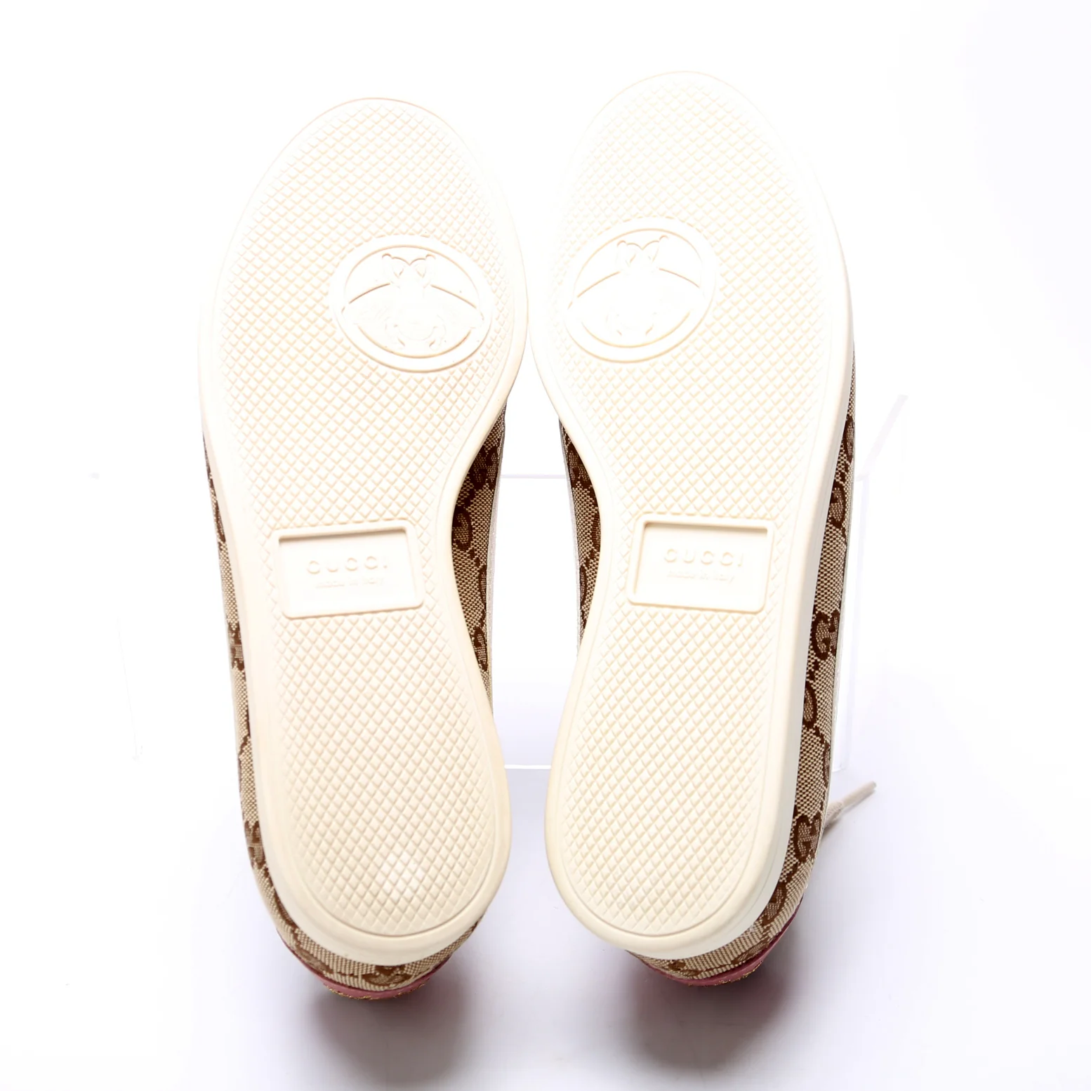 GG Canvas/Suede Falacer Sneakers Size 36.5 Brown - Image 6