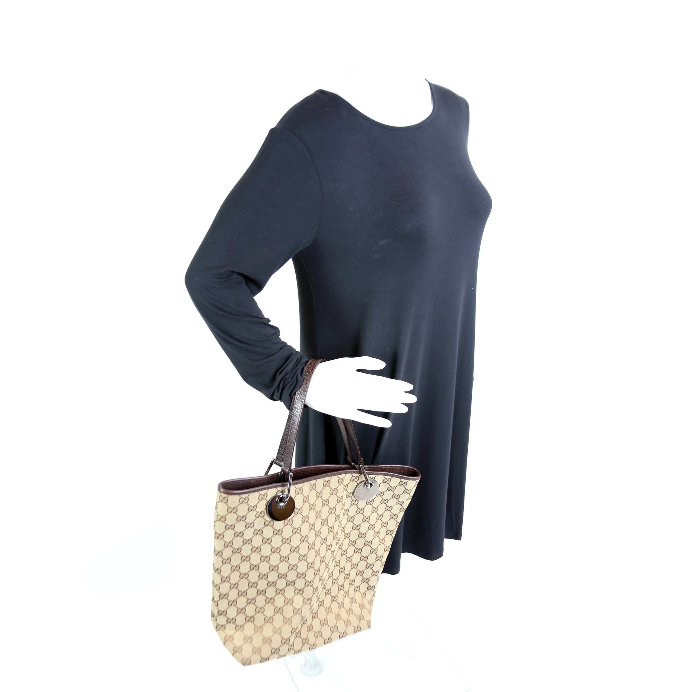 GG Canvas Tote 120836 - Image 11