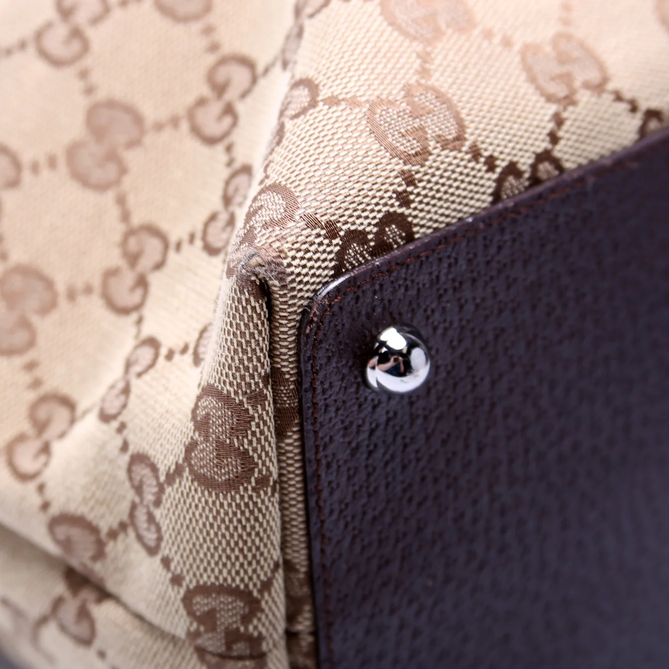 GG Canvas Tote 120836 - Image 6