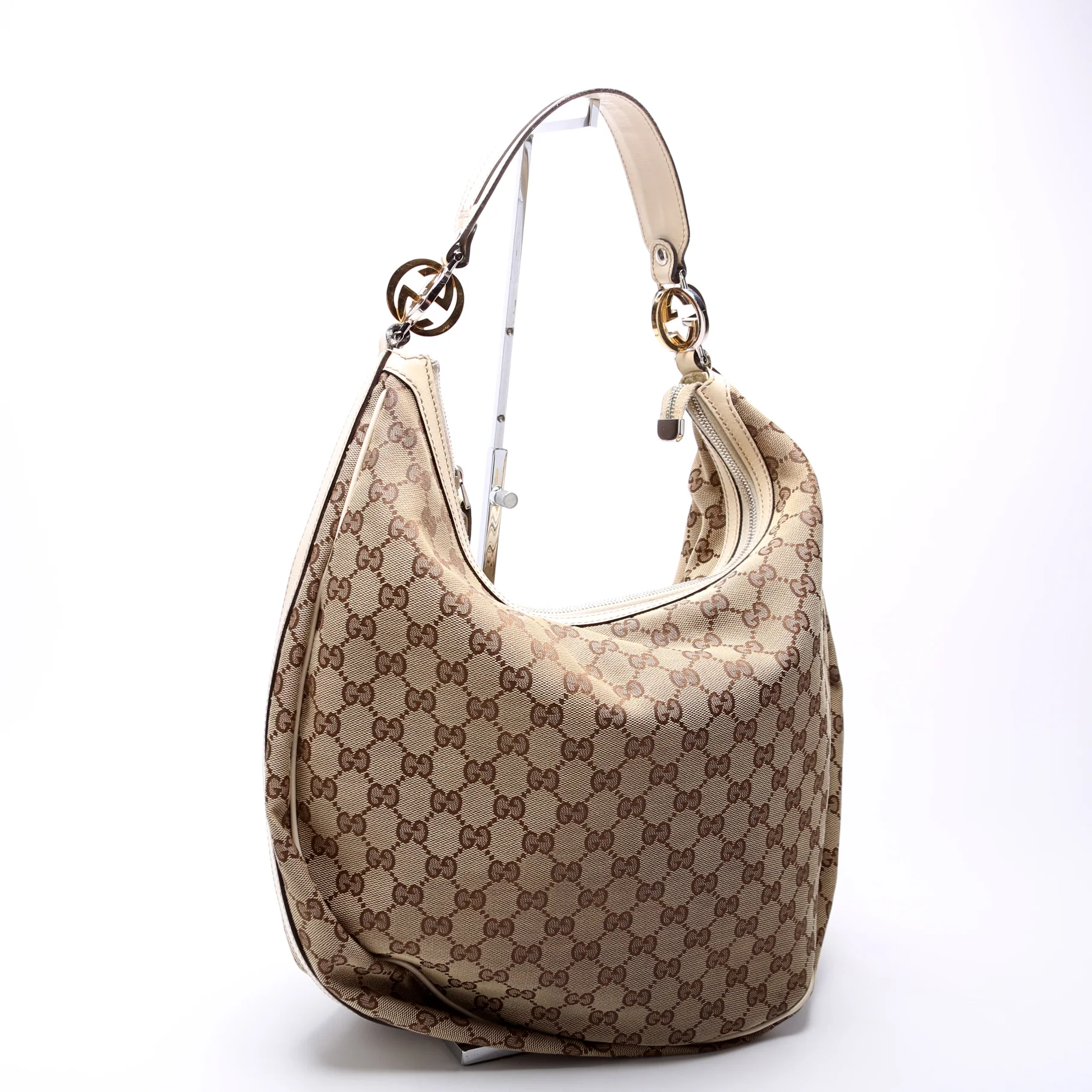 GG Canvas Twins Hobo Large 232945 - Image 2