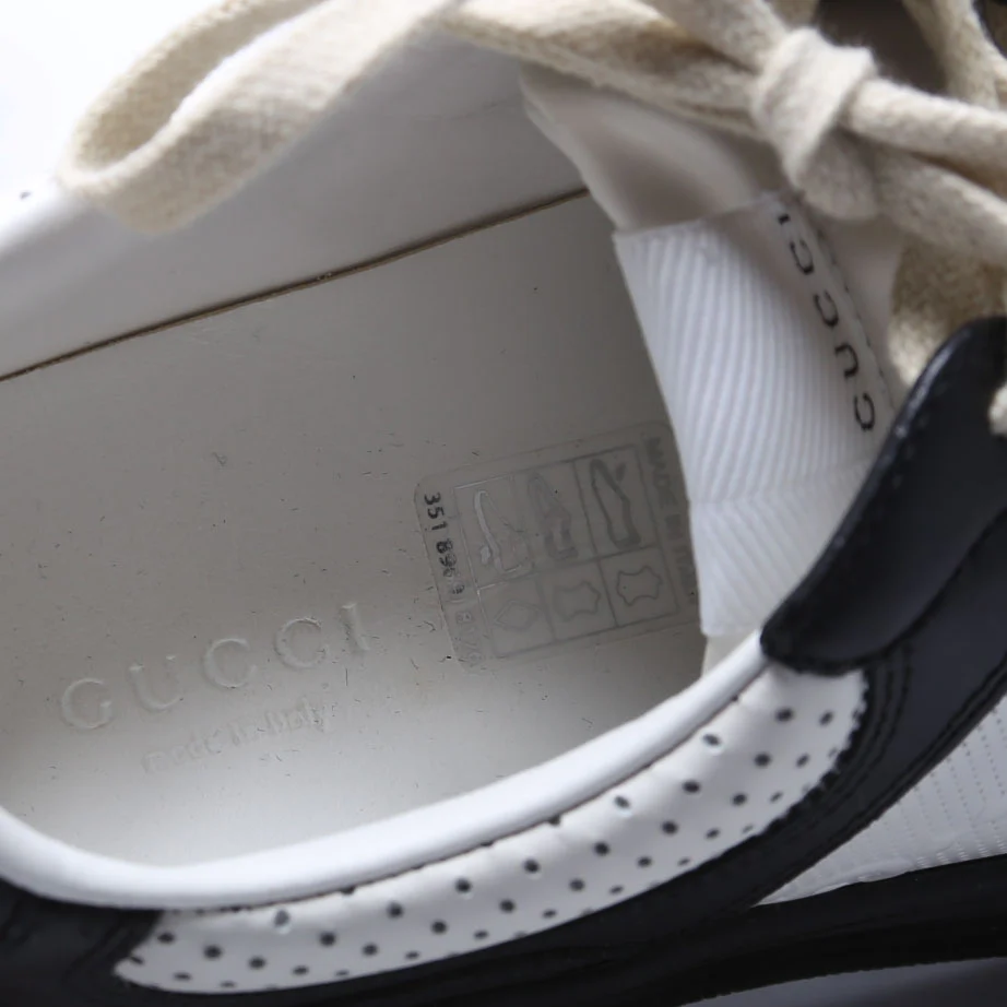 GG Chunky Leather Sneakers Size 38 - Image 5