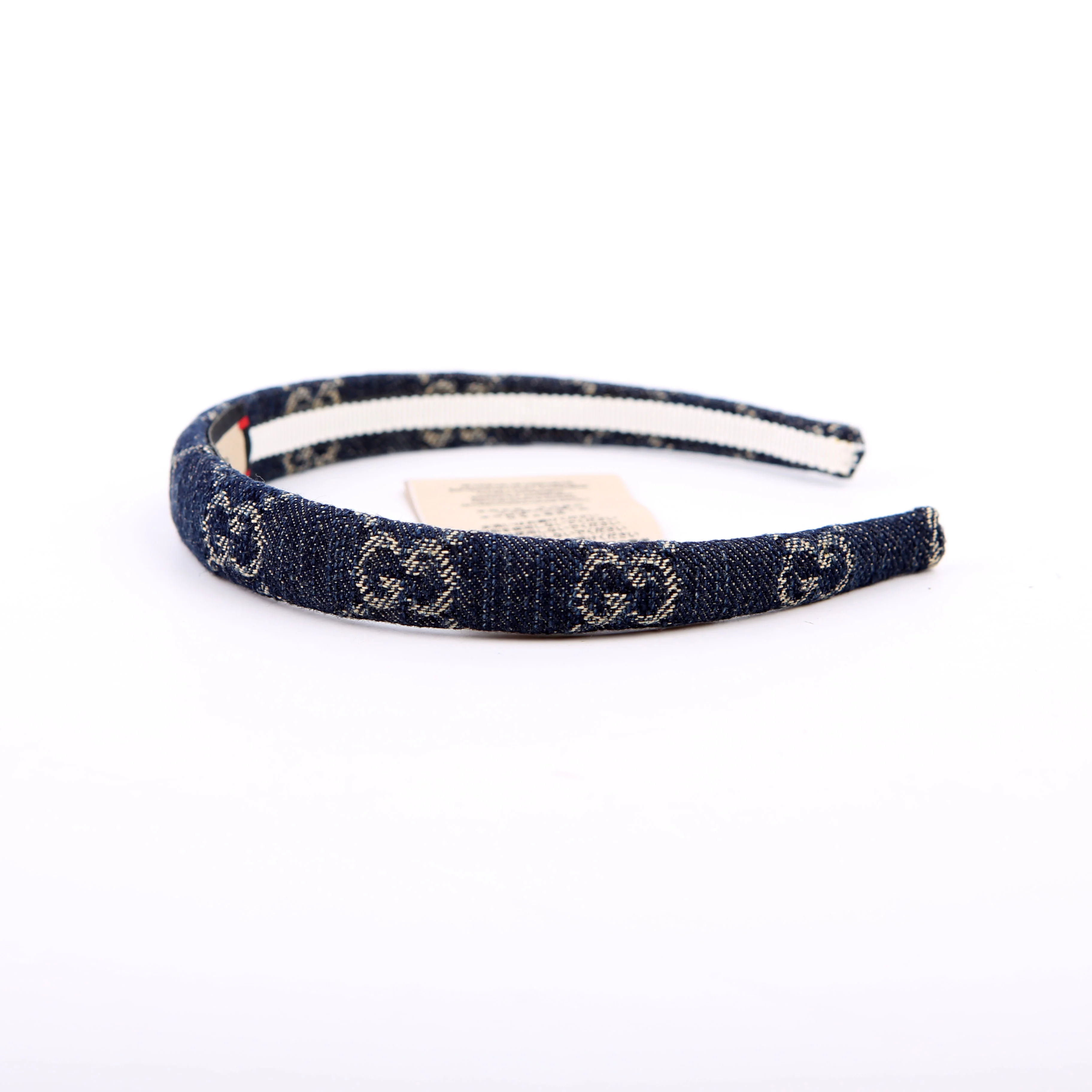 GG Denim Headband Navy - Image 4