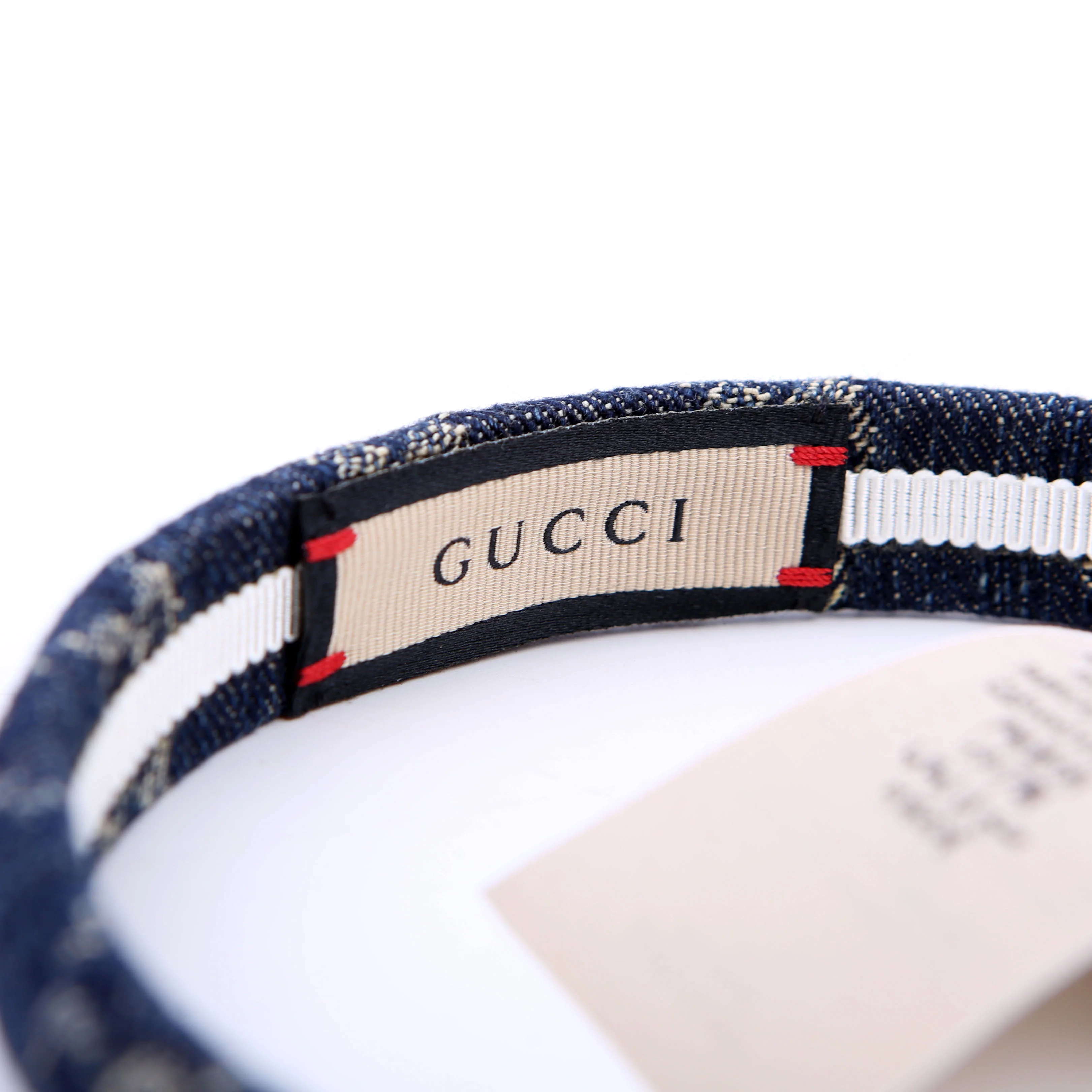 GG Denim Headband Navy - Image 6