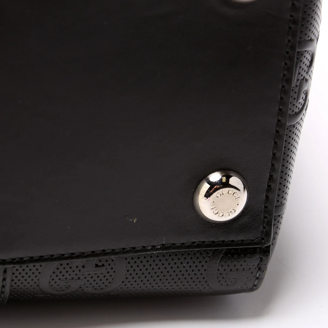 GG Embossed Belt Bag 658582 Black - Image 5