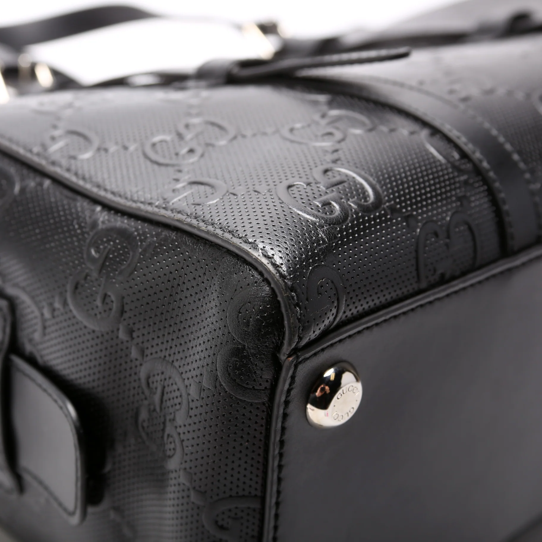 GG Embossed Belt Bag 658582 Black - Image 6