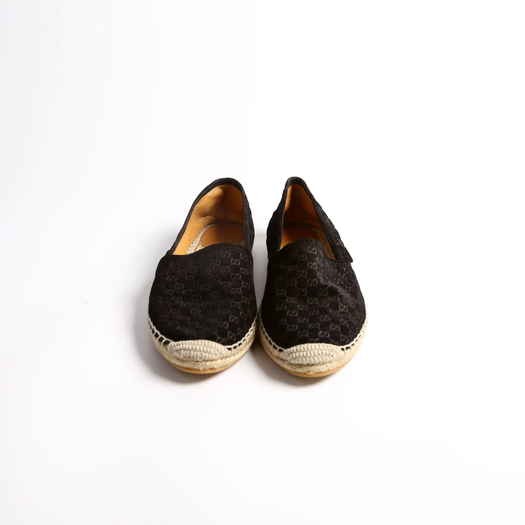 GG Espadrilles Size 38.5 Black - Image 2