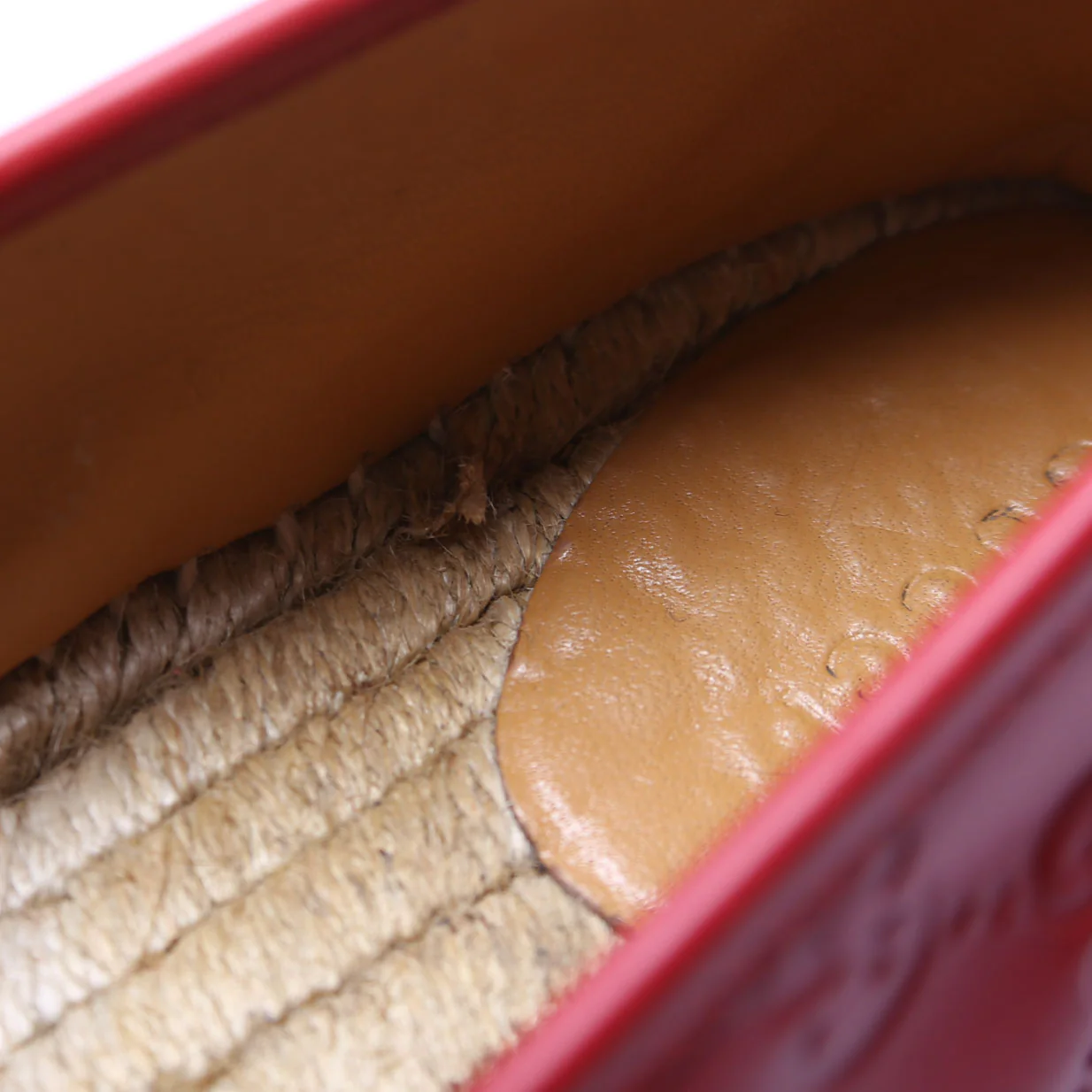 GG Espadrilles Size 39.5 Red - Image 8