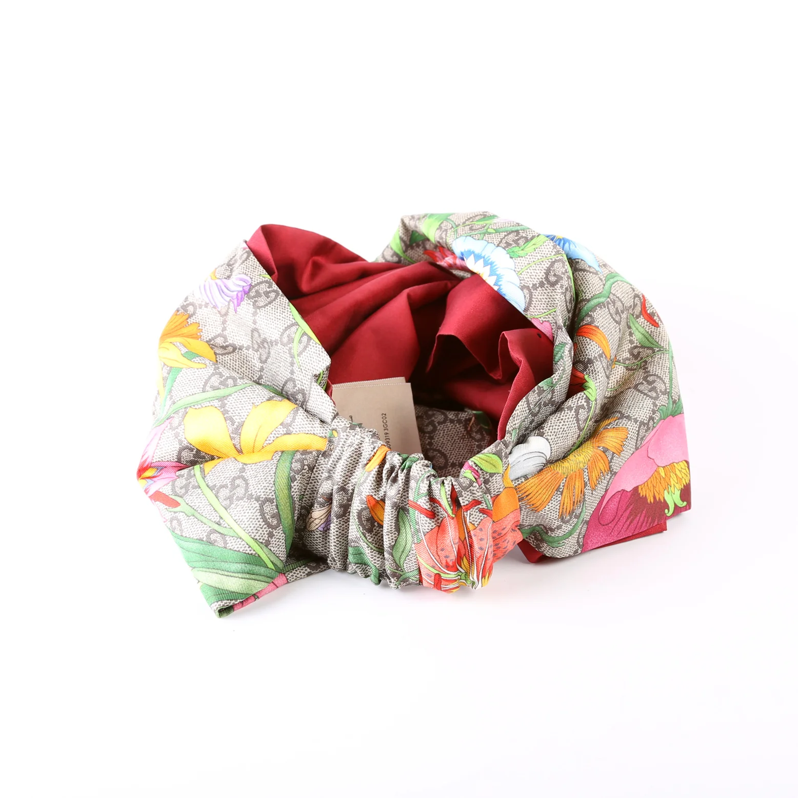 GG Flora Silk Head Band Size Medium 609319 - Image 5