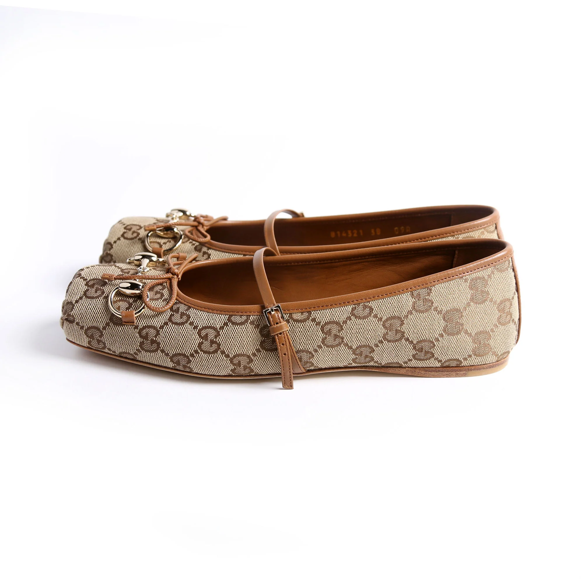 GG Horsebit Ballet Flat Size 38 - Image 3