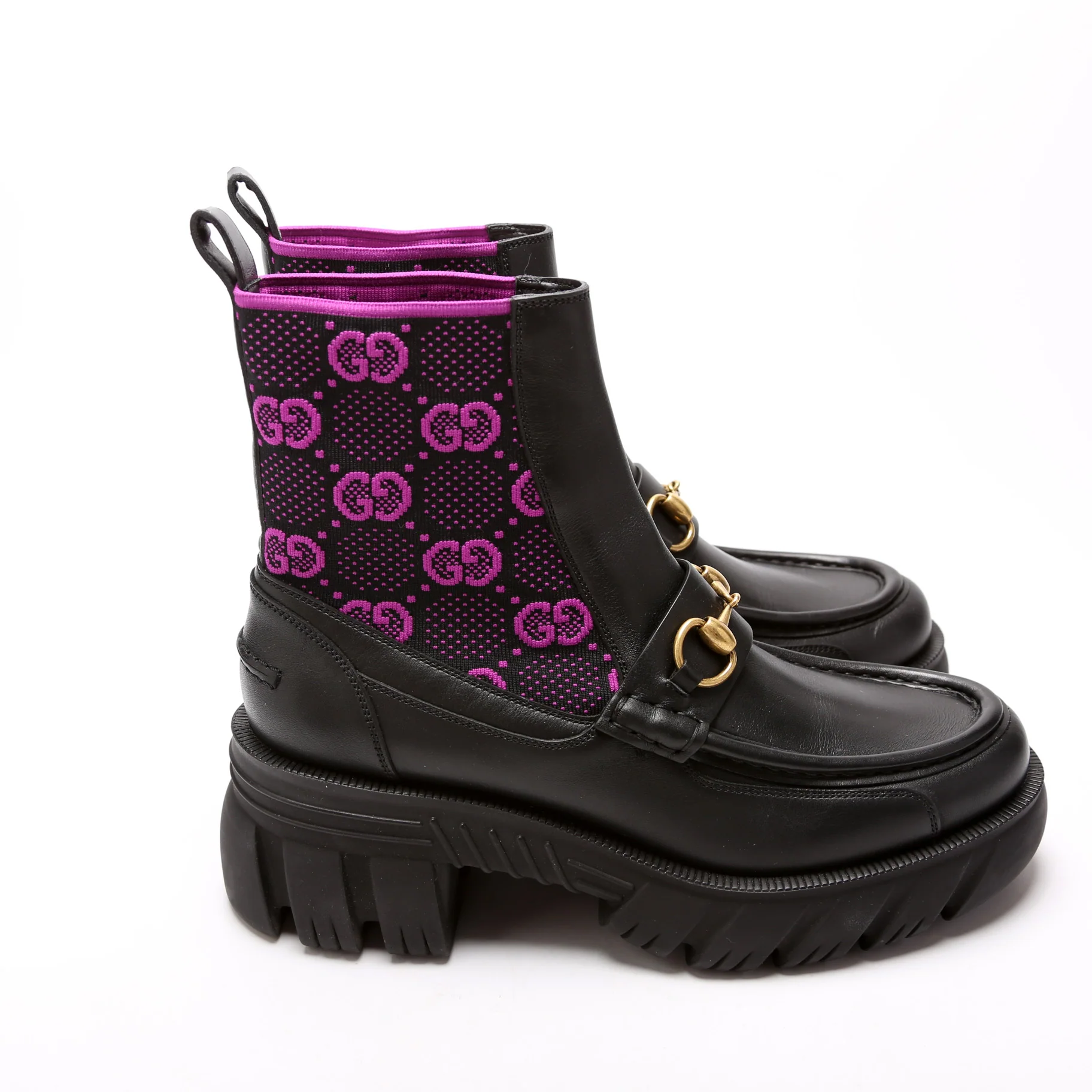 GG Jersey Ankle Boots Size 40 - Image 3