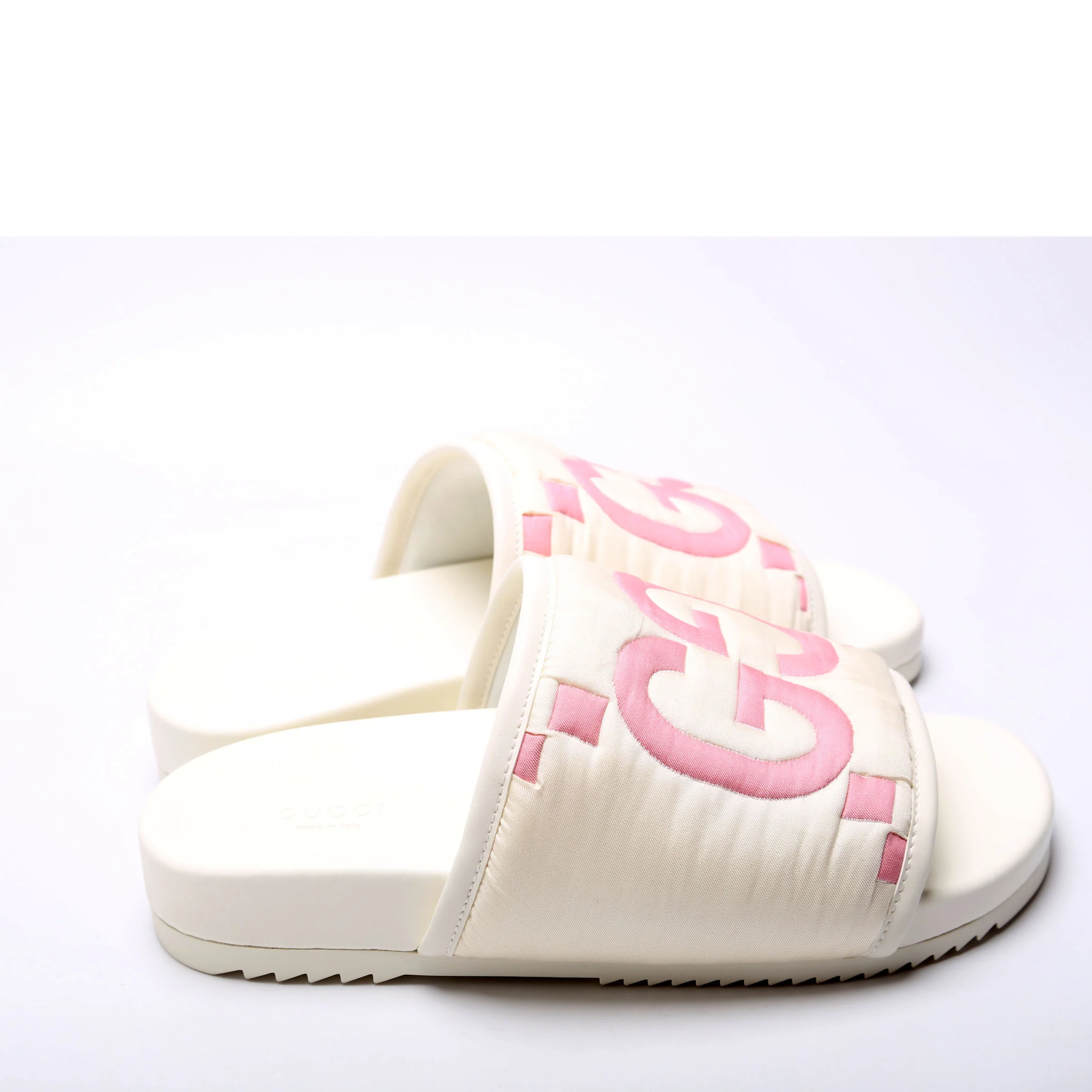 GG Logo Slides Size 39 White and Pink - Image 3