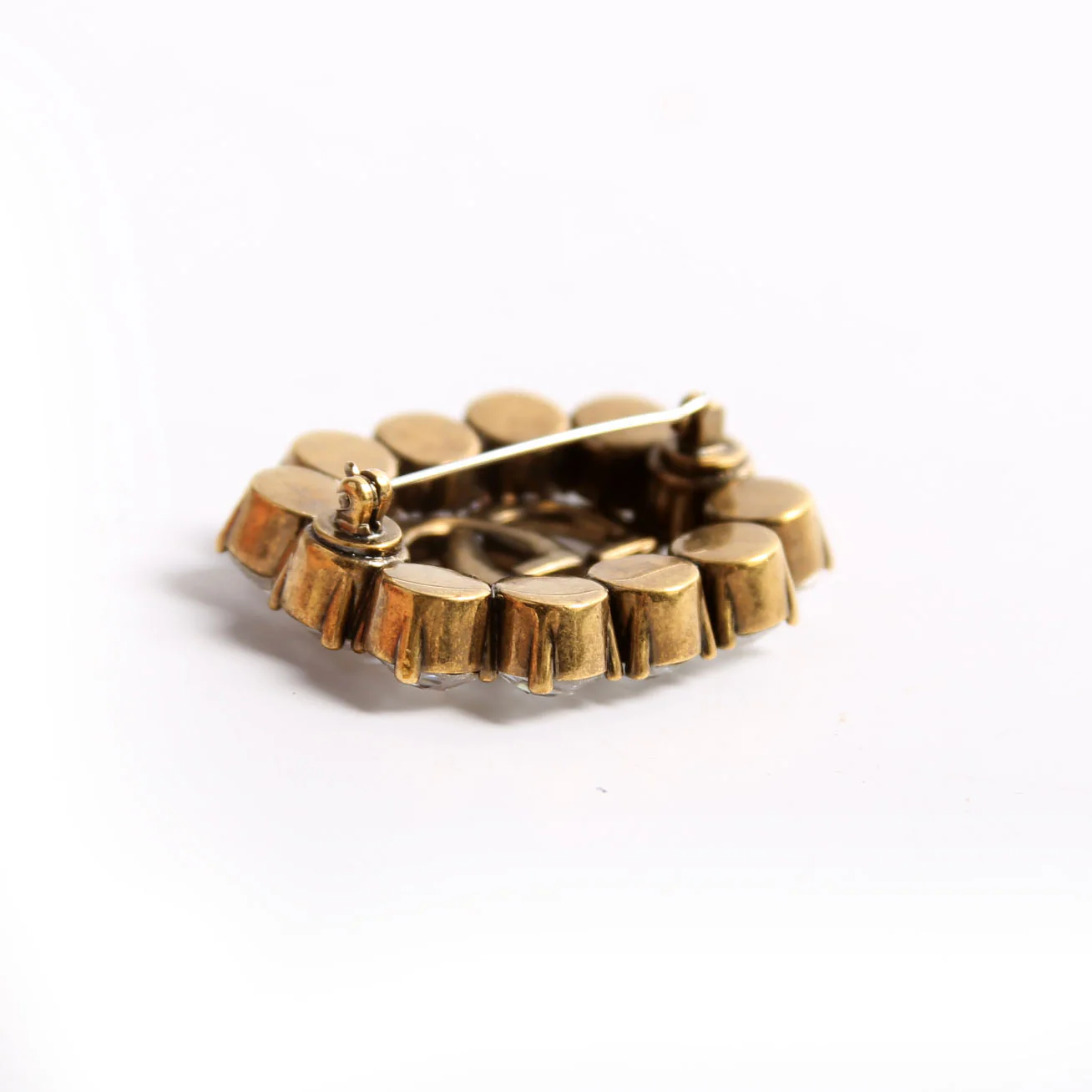 GG Marmont Crystal Brooch Gold - Image 3
