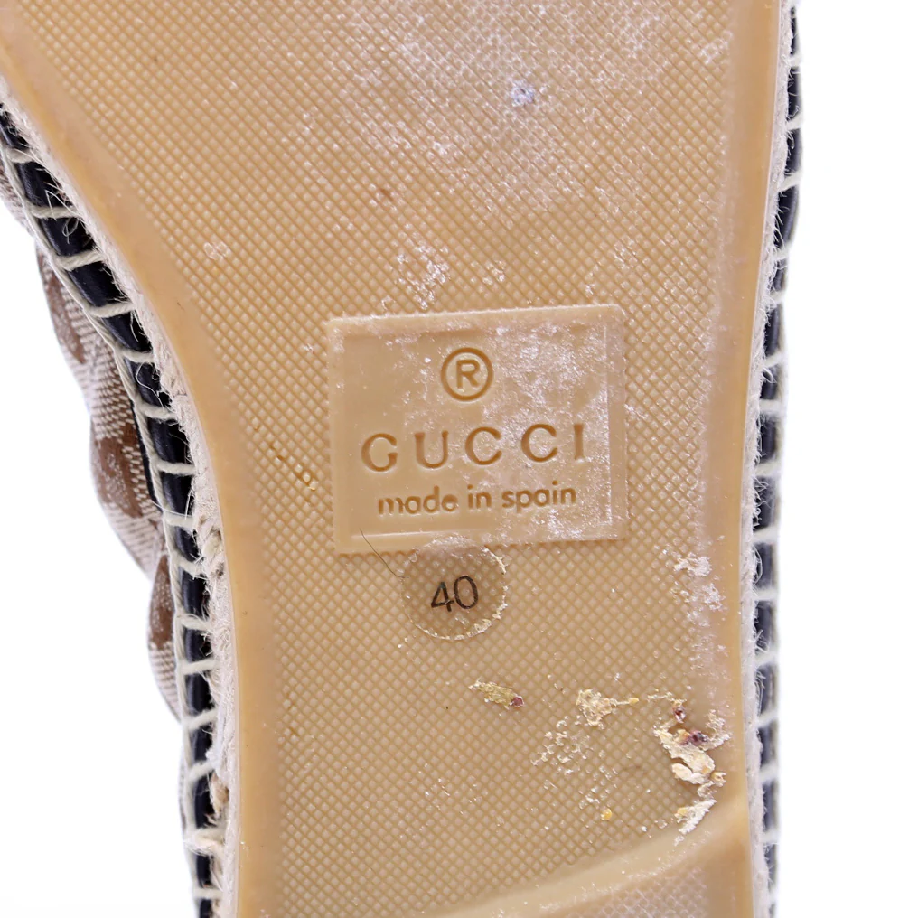 GG Marmont Espadrille Size 40 - Image 8