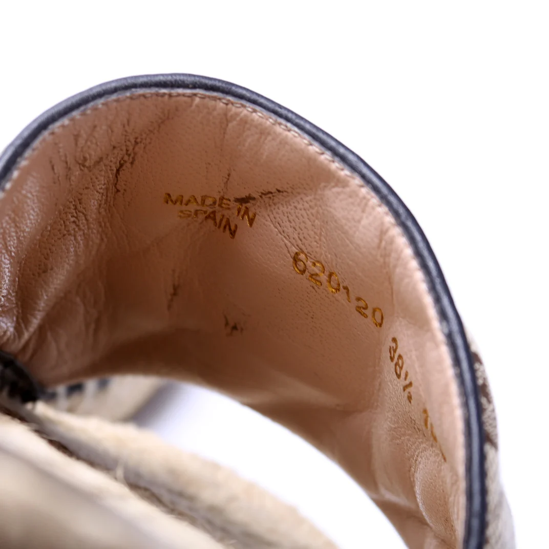 GG Marmont Espadrille Slides Size 38.5 - Image 7