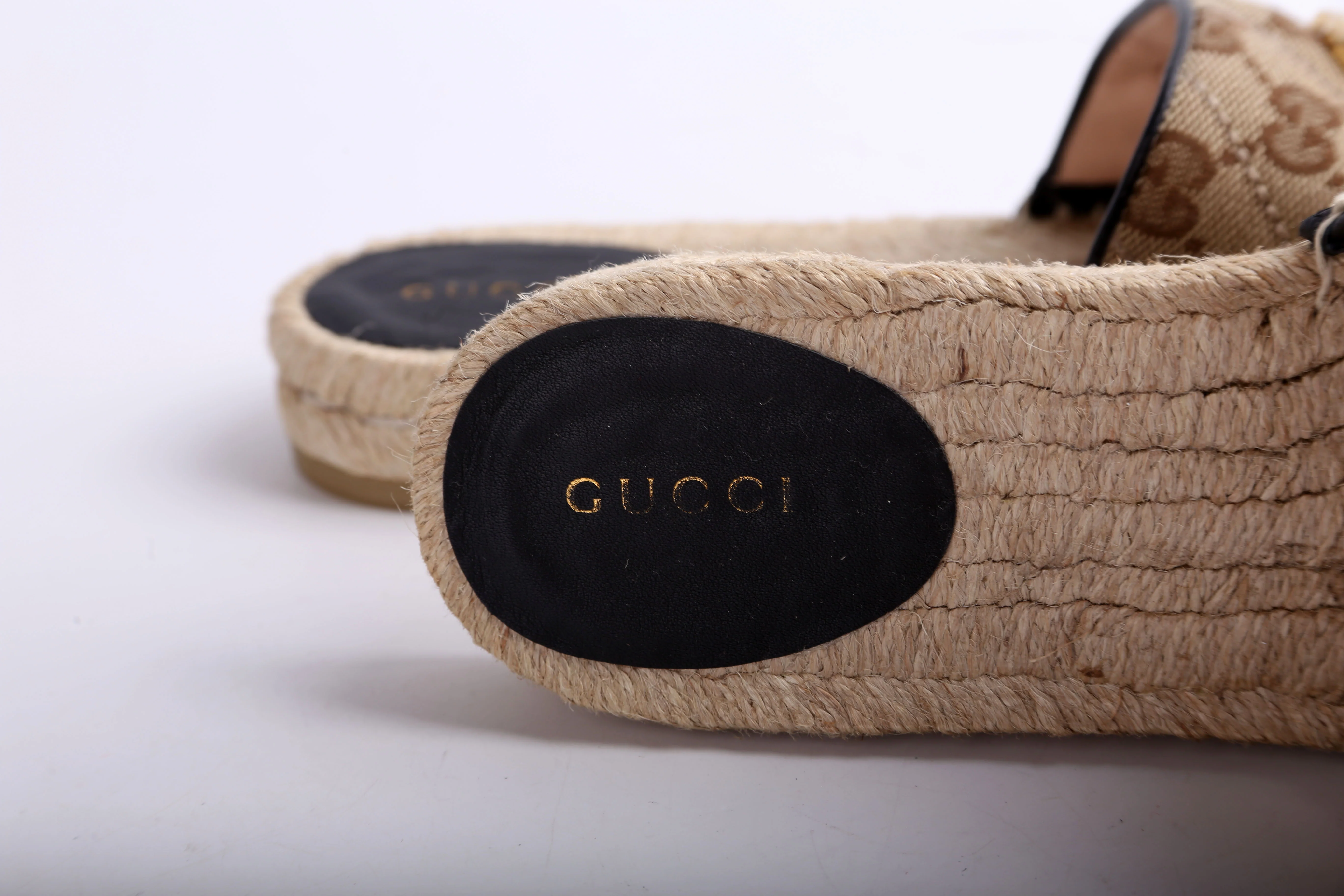 GG Marmont Espadrille Slides Size 39.5 - Image 6