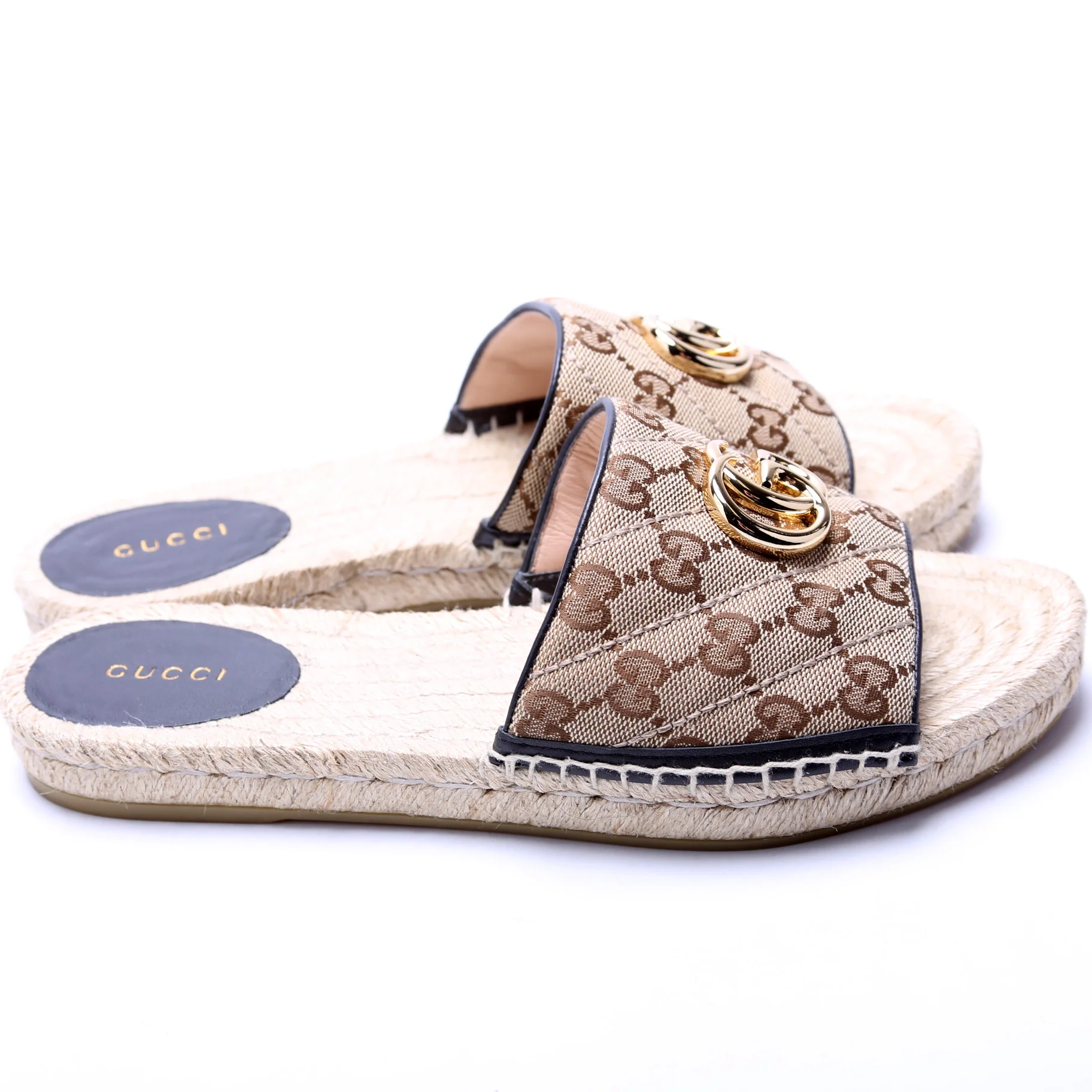 GG Marmont Espadrille Slides Size 39 - Image 3