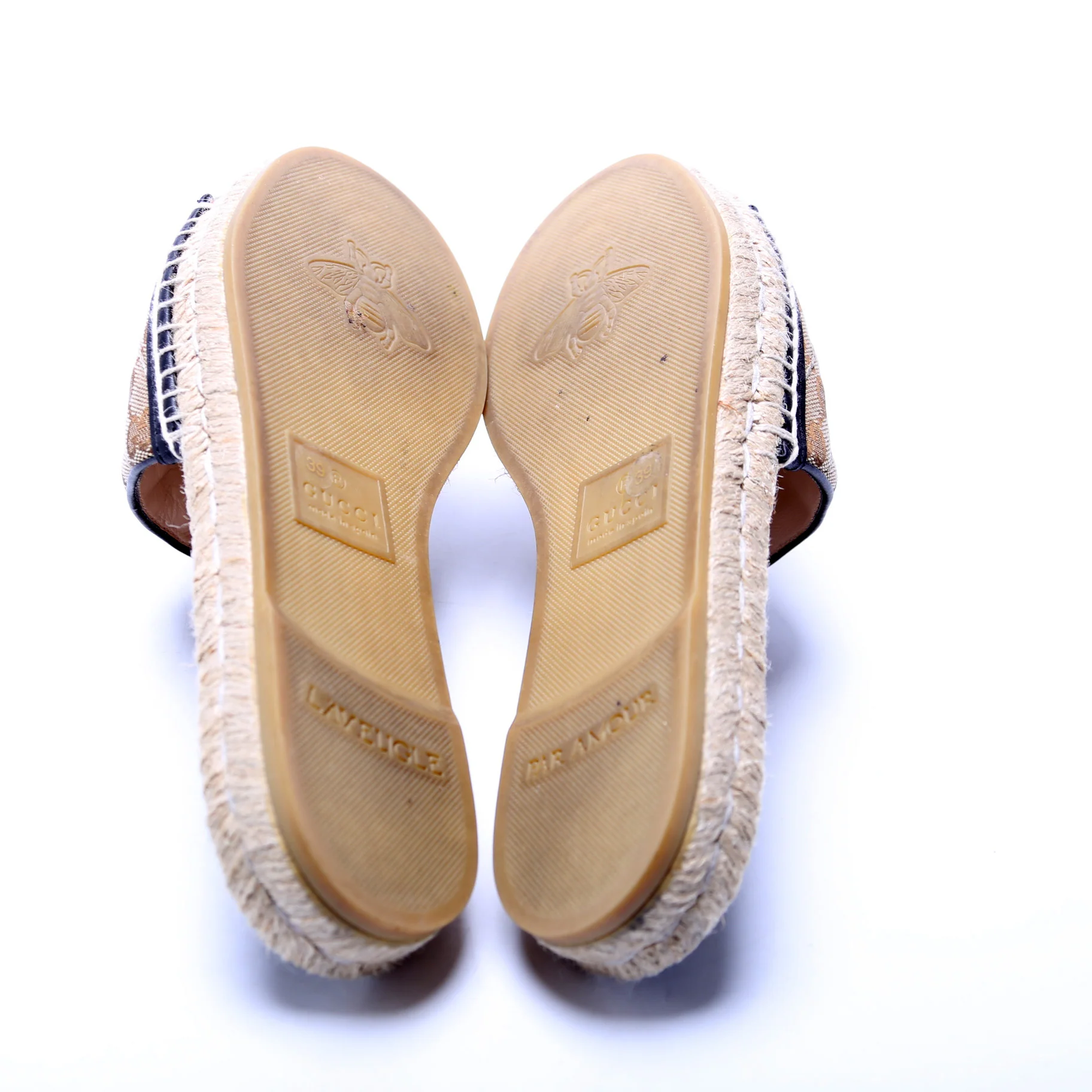 GG Marmont Espadrille Slides Size 39 - Image 7