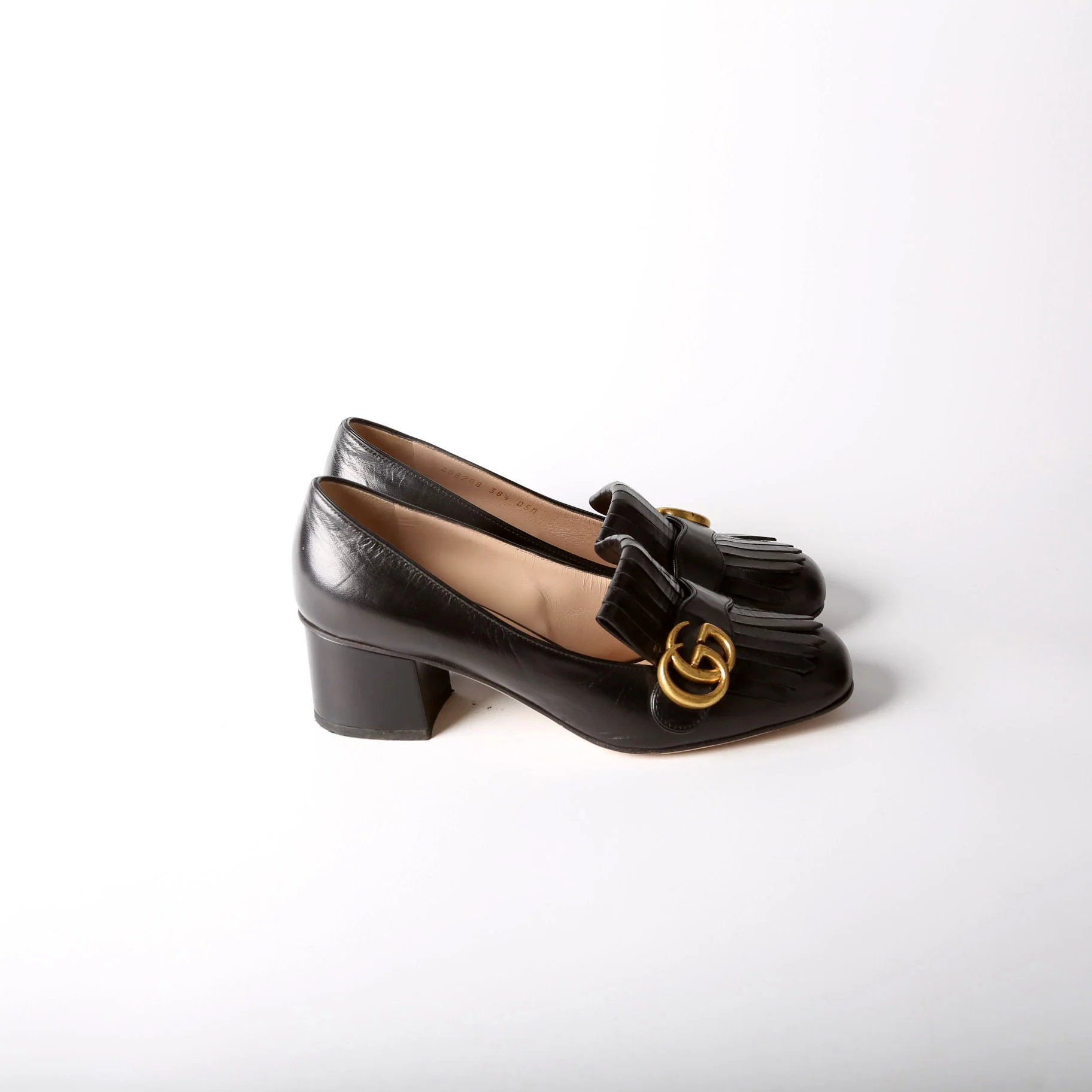 GG Marmont Fringe Loafers Size 38.5 - Image 5