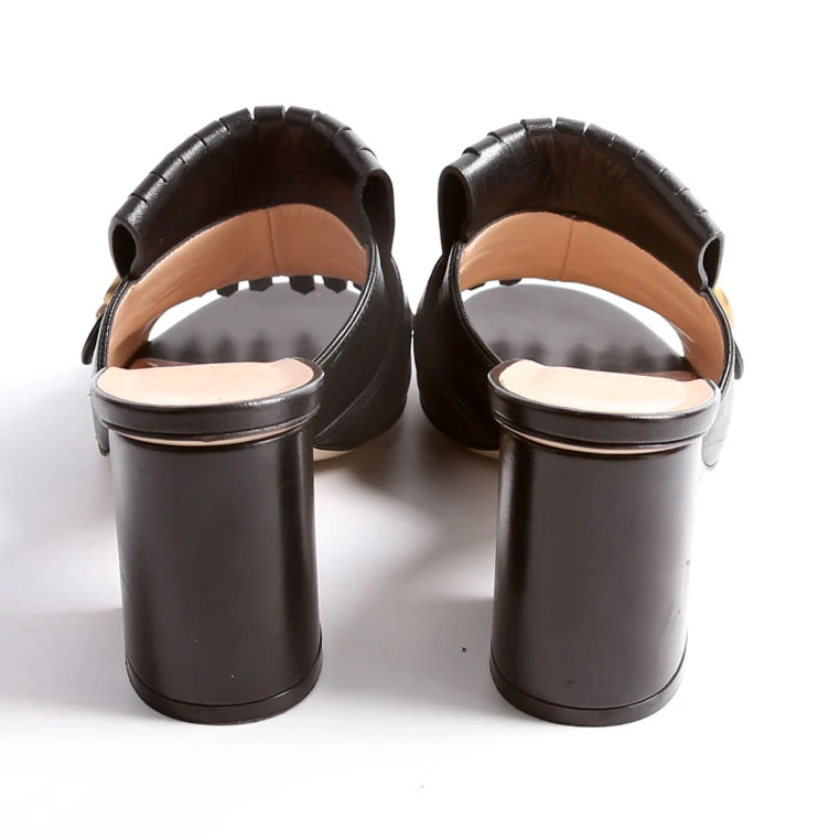 GG Marmont Fringe Mules Size 37.5 - Image 4