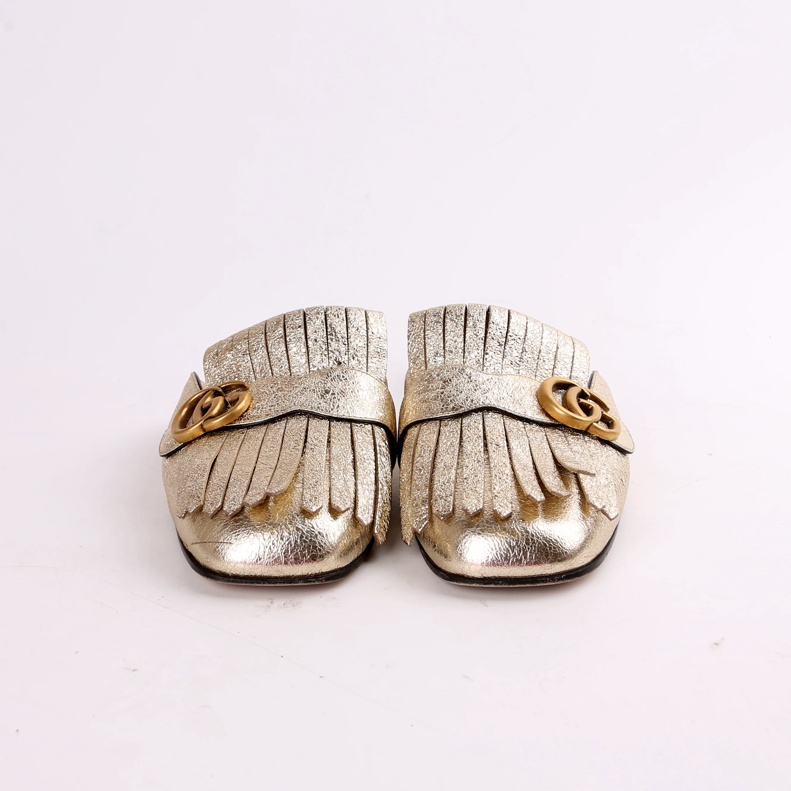 GG Marmont Fringe Mules Size 42 - Image 2