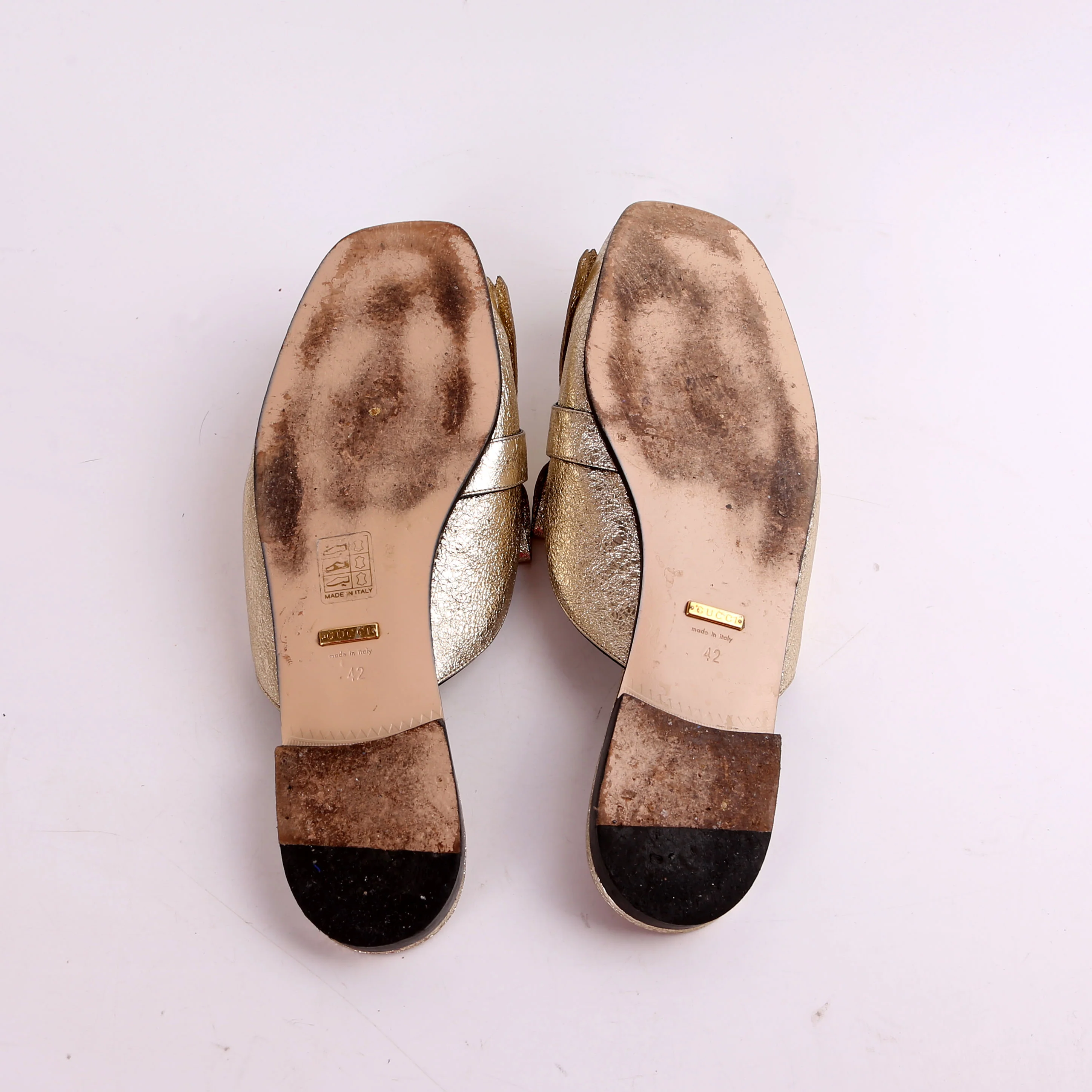 GG Marmont Fringe Mules Size 42 - Image 6