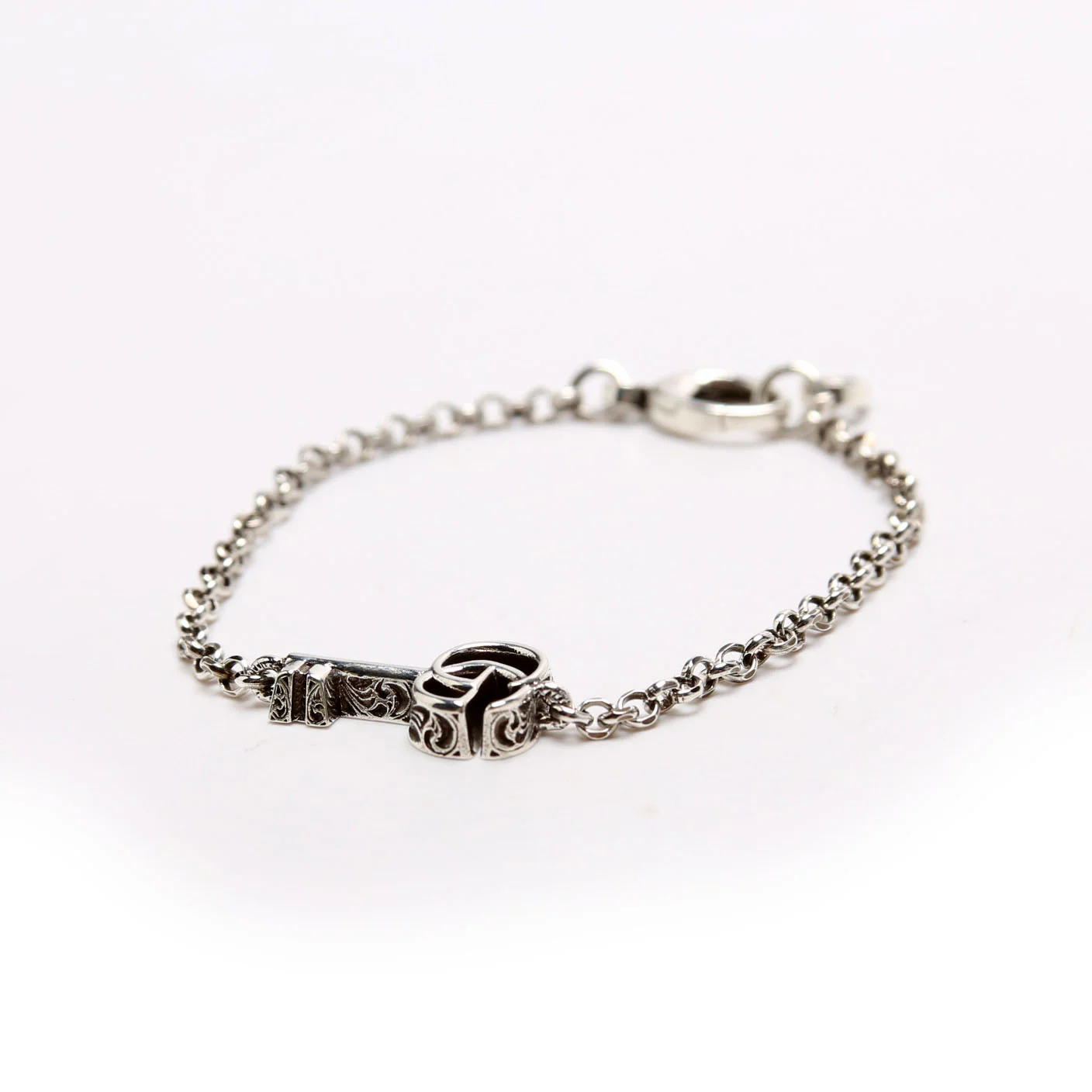 GG Marmont Key Charm Aged Bracelet 925 - Image 3