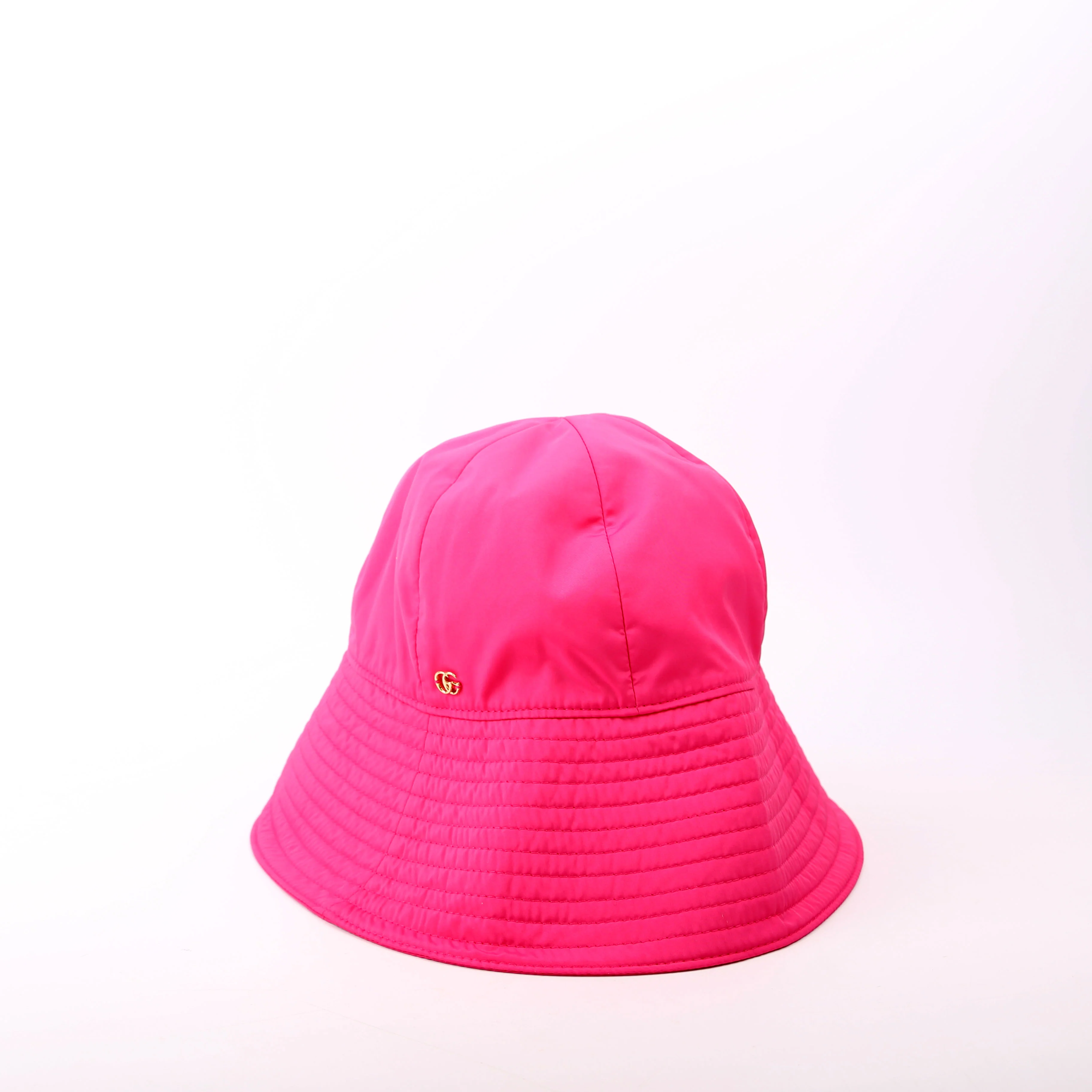 GG Marmont Nylon Bucket Hat Size Large Pink - Image 4