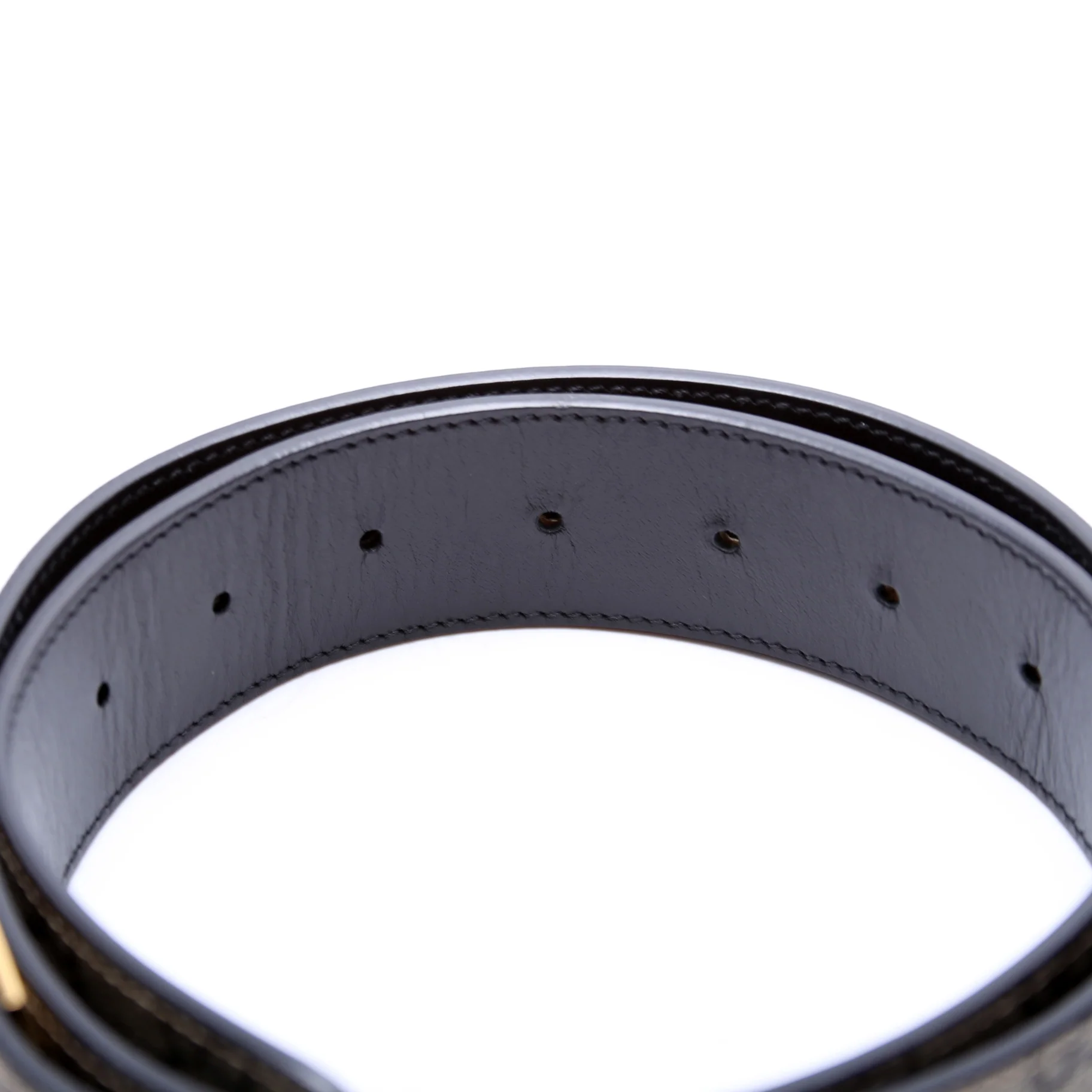 GG Marmont Reversible GG Supreme/Leather Belt Size 90/36 - Image 4