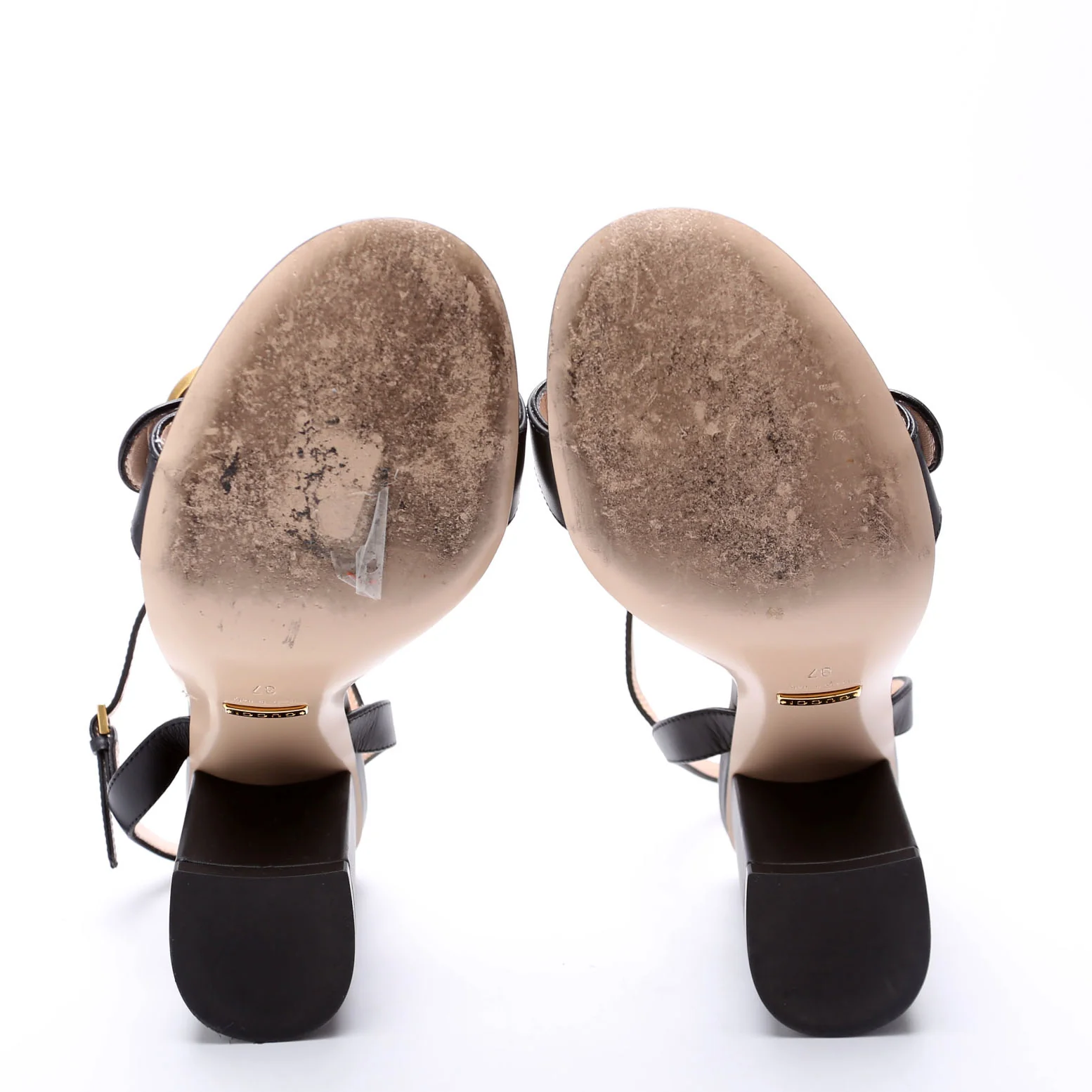 GG Marmont Sandal Heels Size 37 - Image 10
