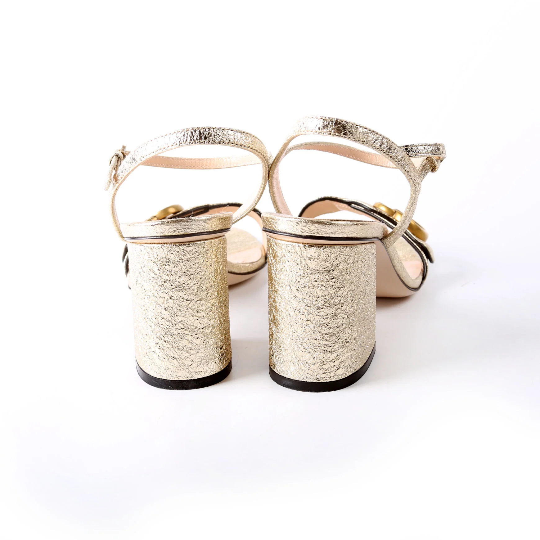 GG Marmont Sandal Heels Size 37.5 - Image 5