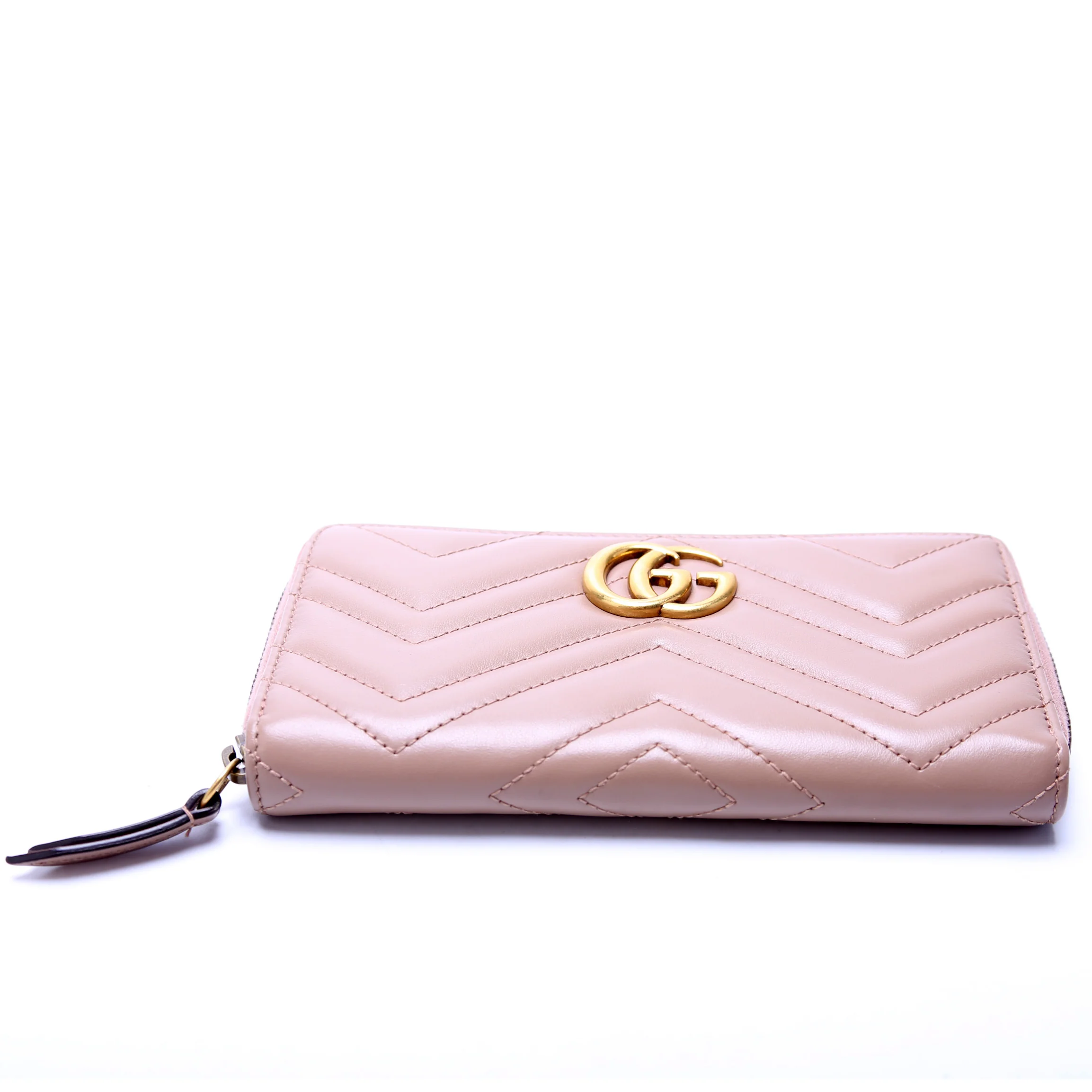 GG Marmont Zip Around Wallet 443123 Tan - Image 4