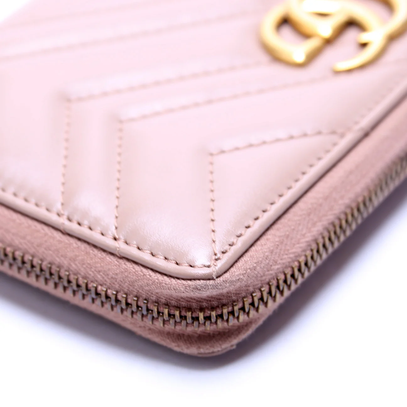 GG Marmont Zip Around Wallet 443123 Tan - Image 6