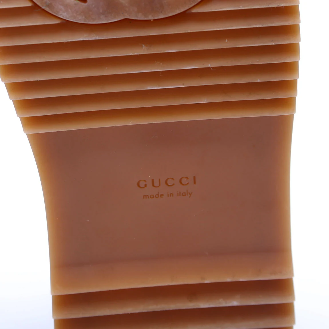 GG Maxi Canvas Platform Slides Size 36.5 Brown - Image 7