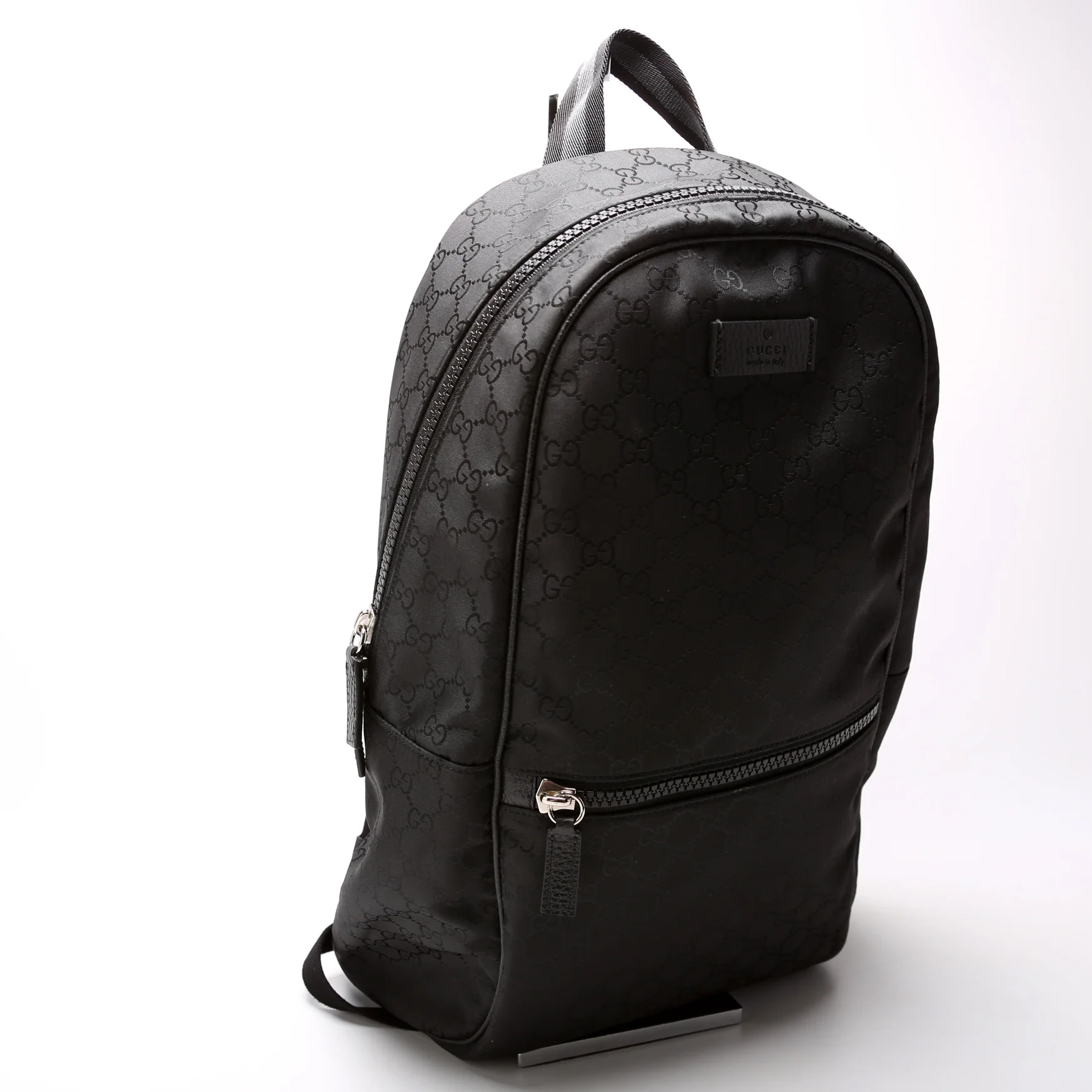GG Nylon Slim Backpack 449181 - Image 2