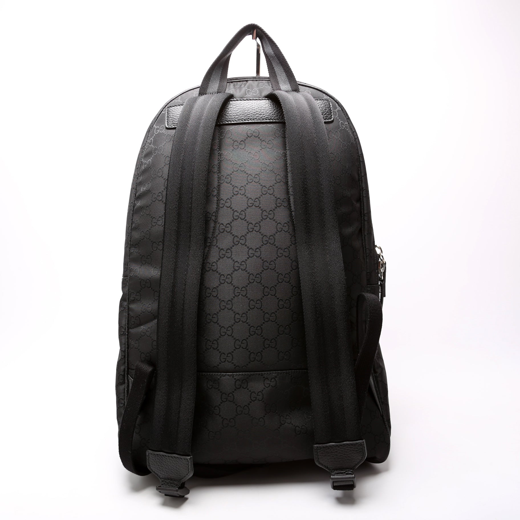 GG Nylon Slim Backpack 449181 - Image 3