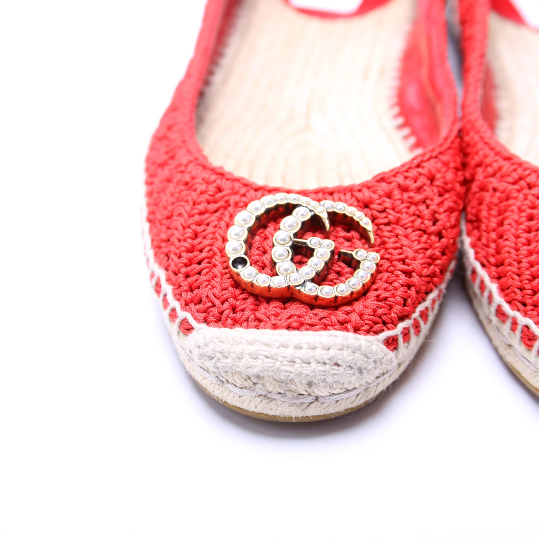 GG Pearl Espadrilles Size 37 - Image 5