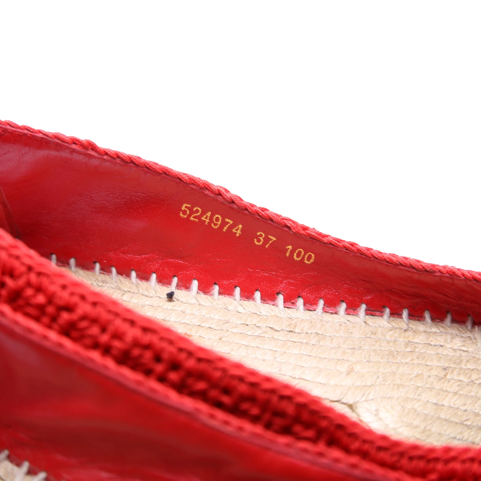 GG Pearl Espadrilles Size 37 - Image 6