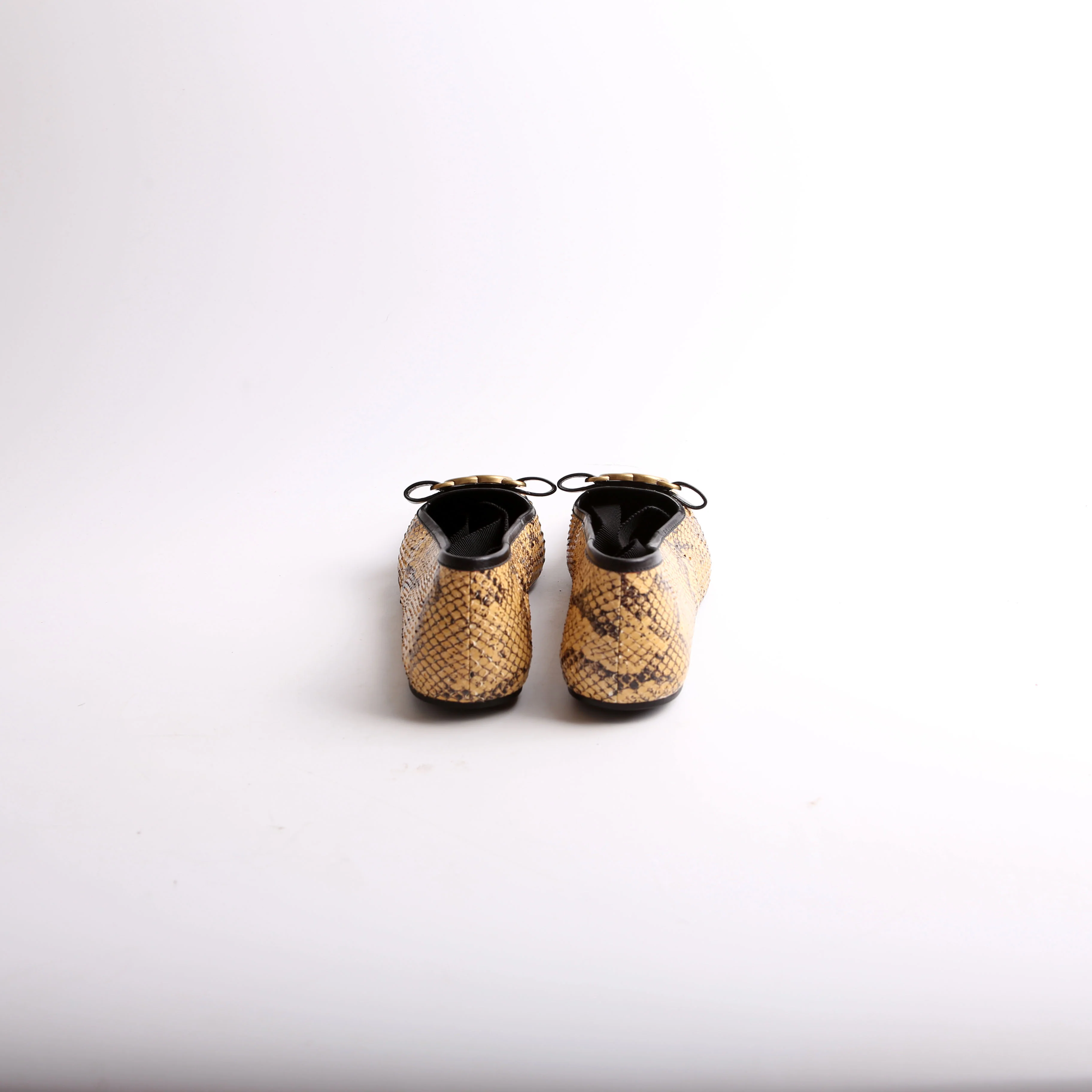 GG Python Wrap Ballet Flats Size 38.5 - Image 4