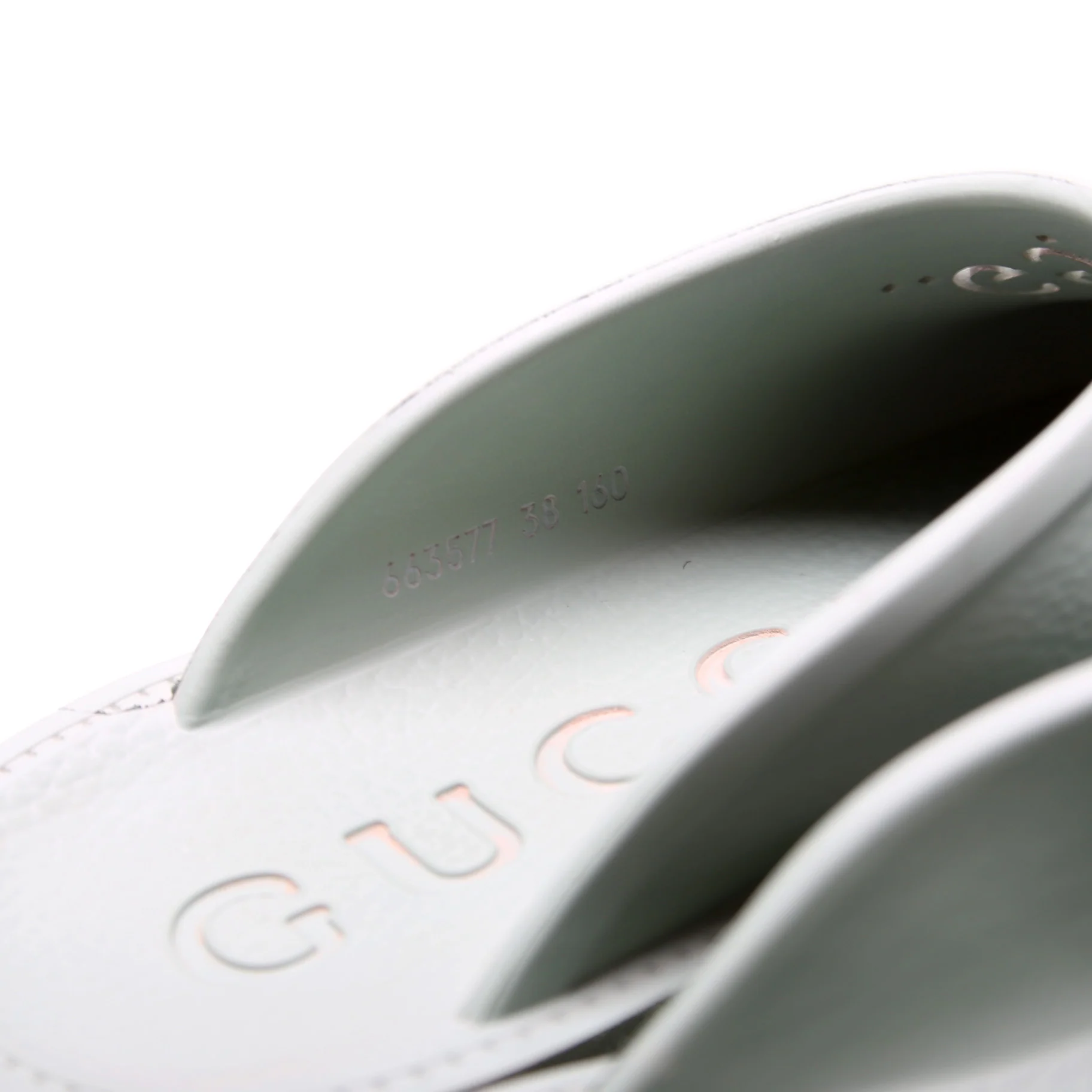 GG Rubber Lug Sole Platform Sandals Size 38 - Image 7