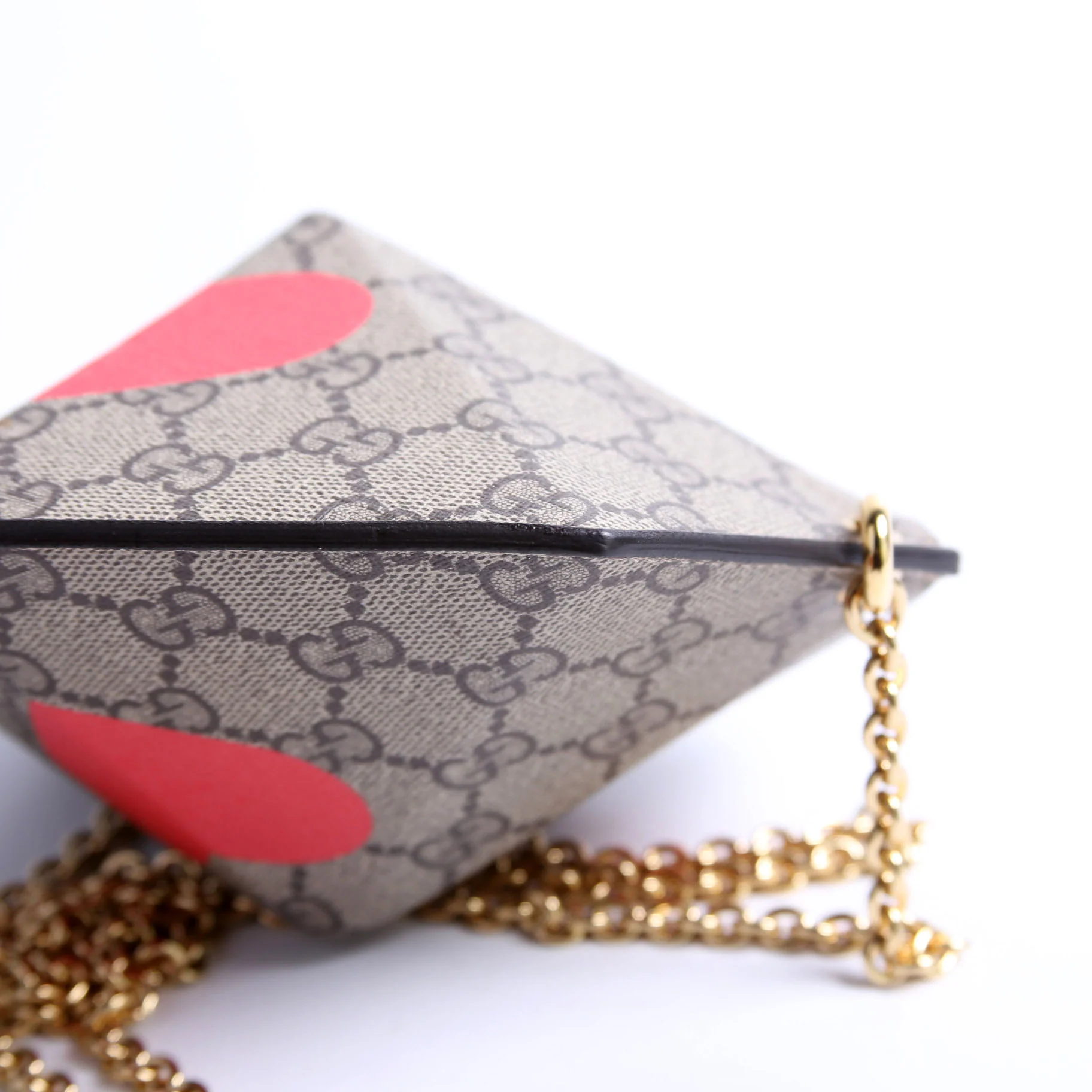 GG Supreme Love Heart Mini Padlock Chain - Image 5