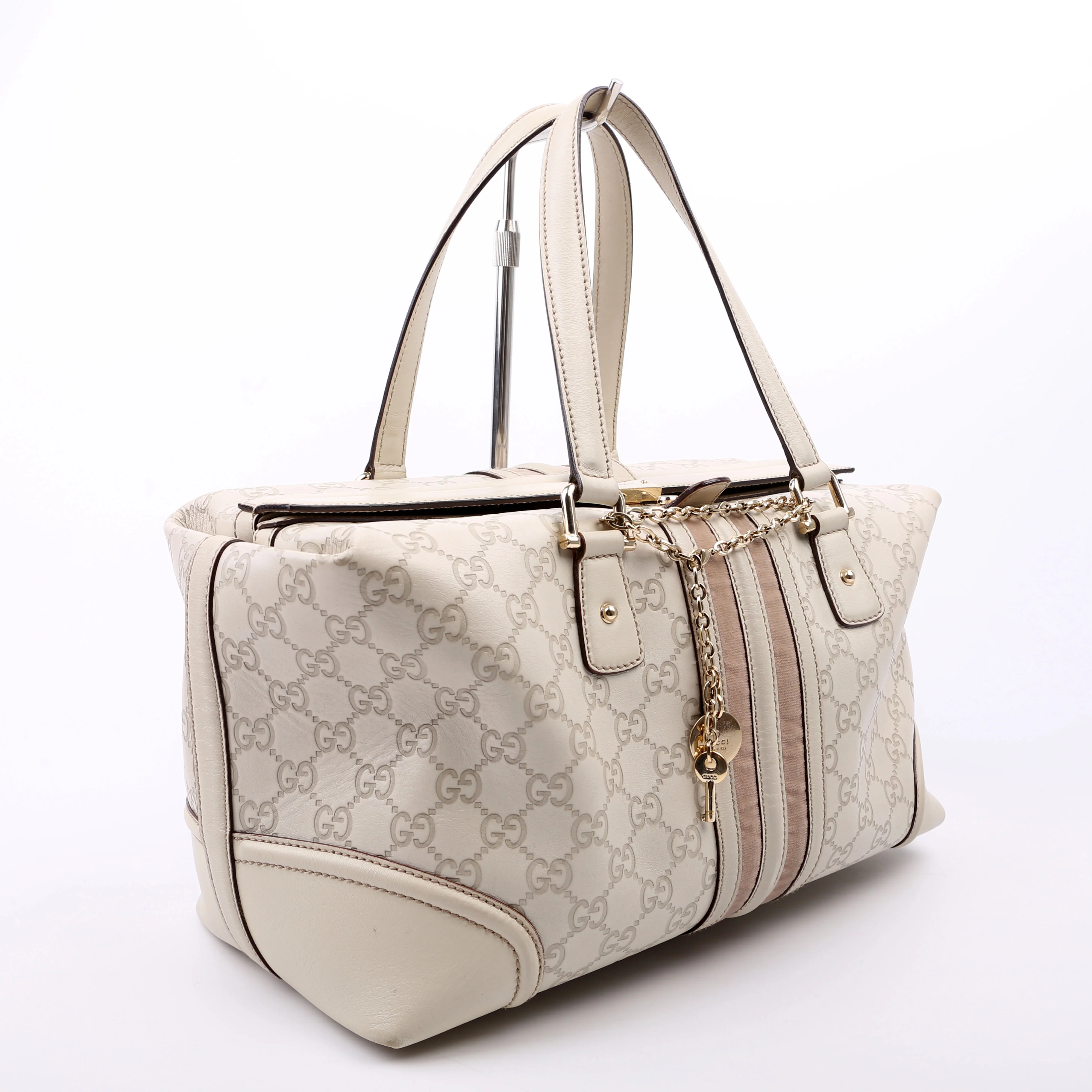 GG Treasure Boston Bag White - Image 2