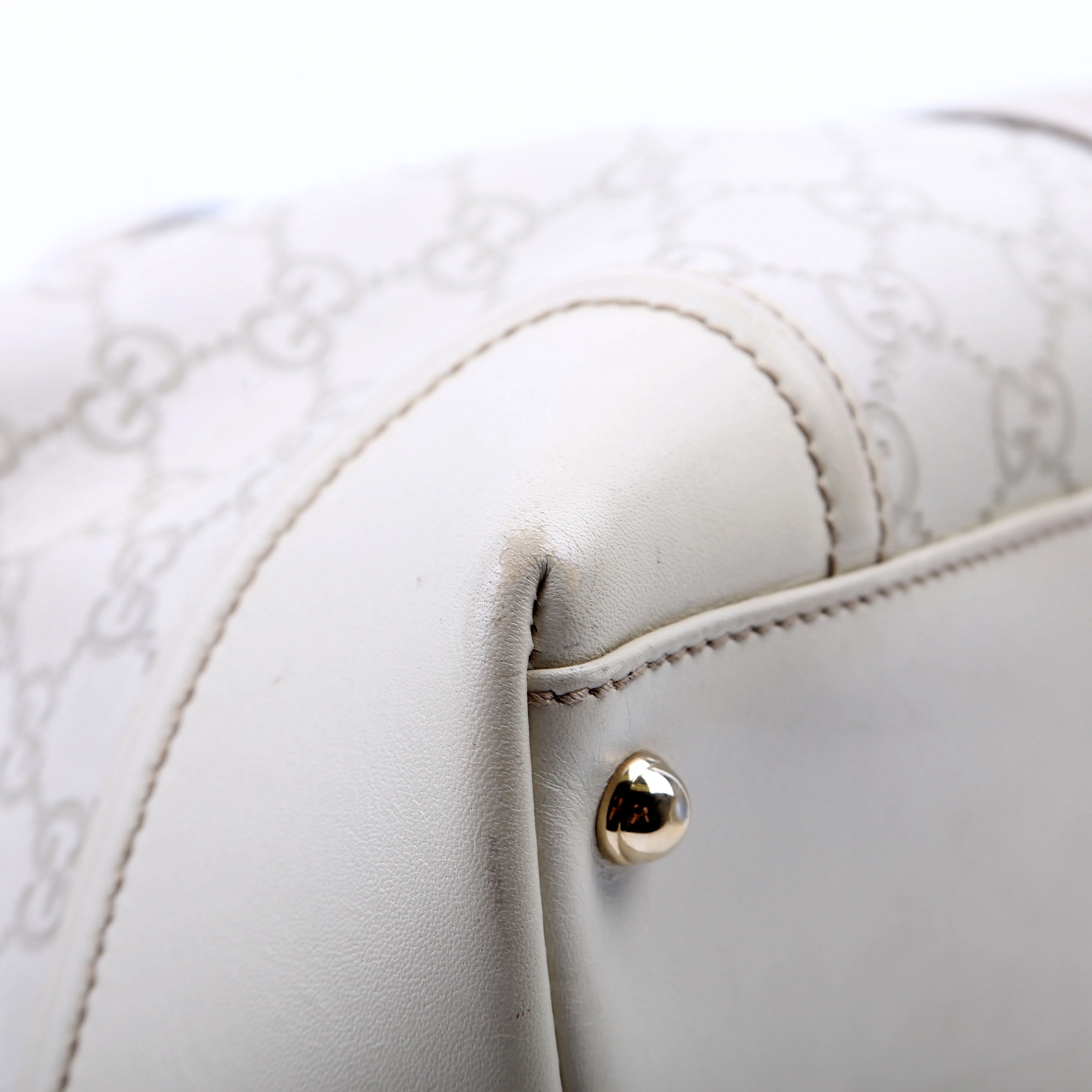 GG Treasure Boston Bag White - Image 6