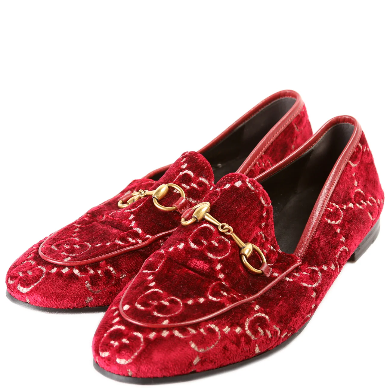 GG Velvet Jordaan Loafers Size 37.5