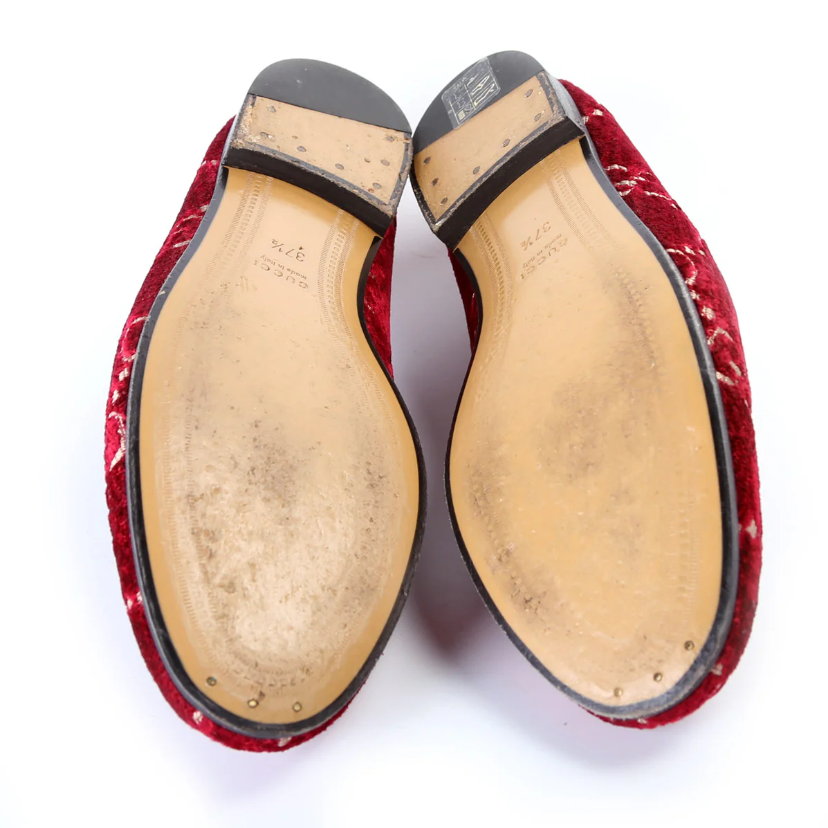 GG Velvet Jordaan Loafers Size 37.5 - Image 6