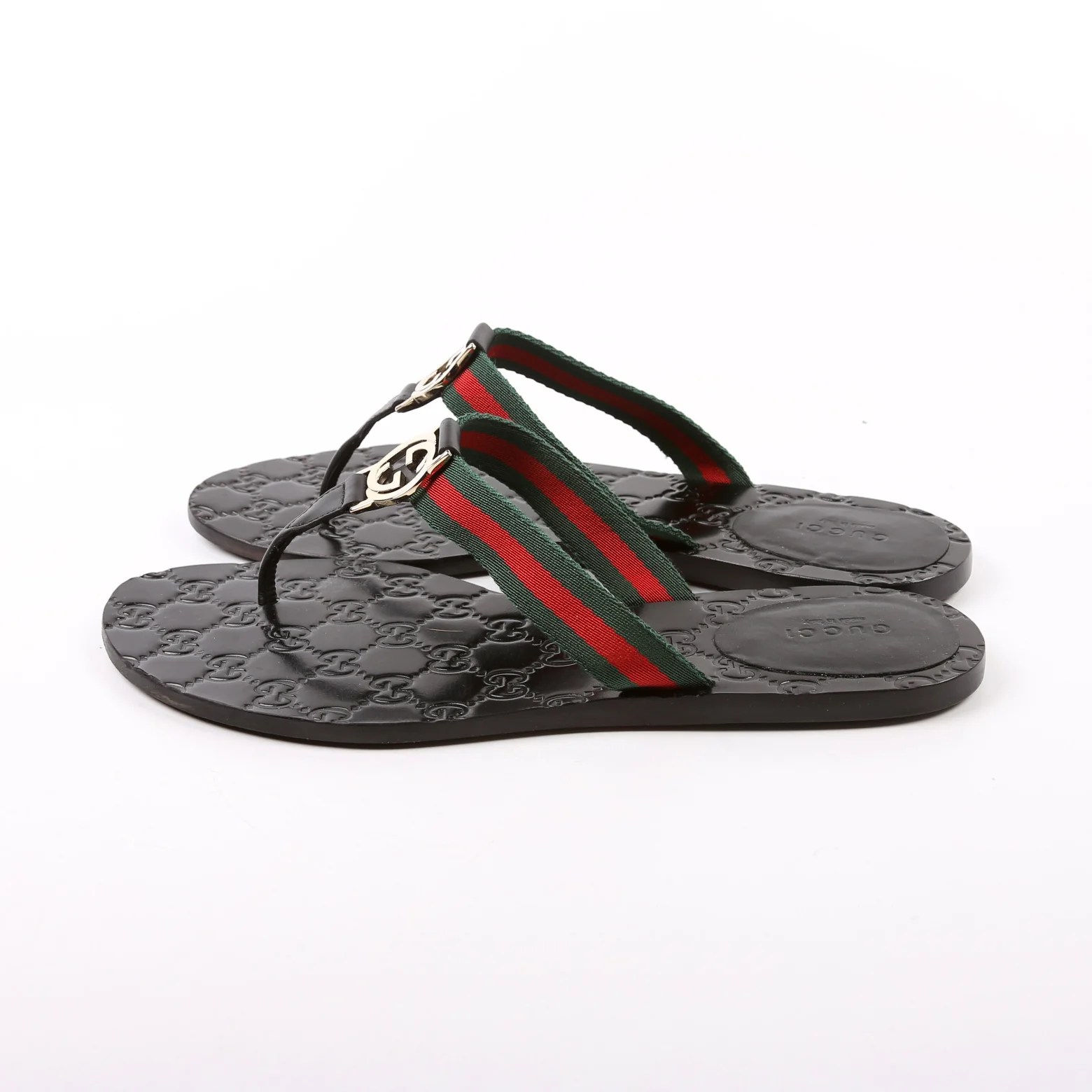 GG Web Strap Flip Flops Size 39.5 - Image 3