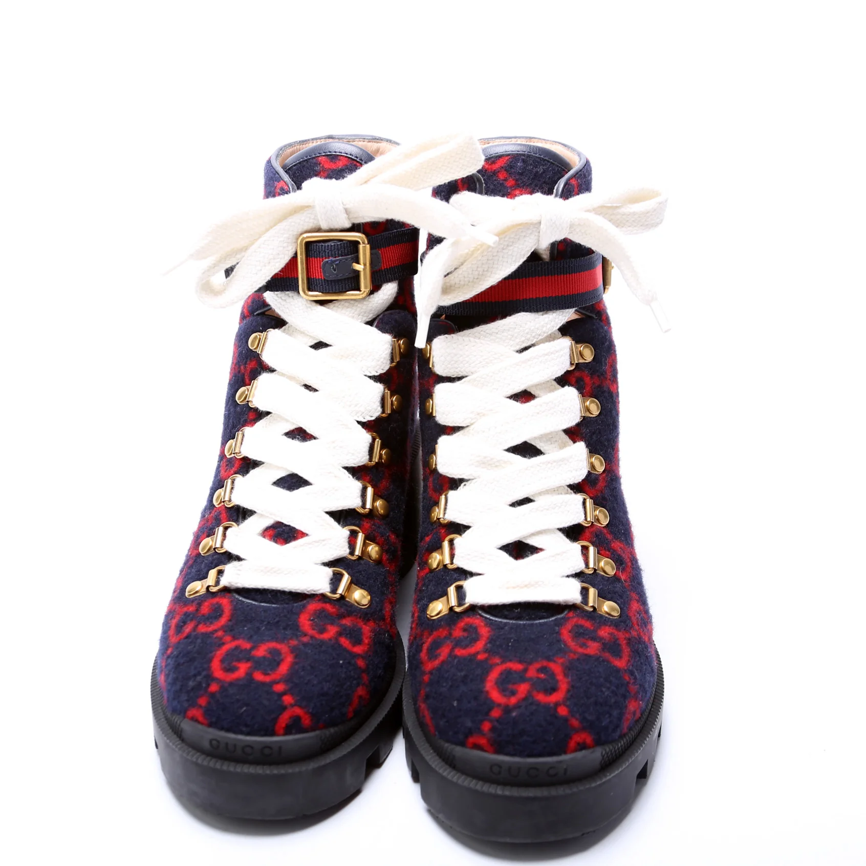 GG Wool Combat Boots Size 39.5 - Image 2
