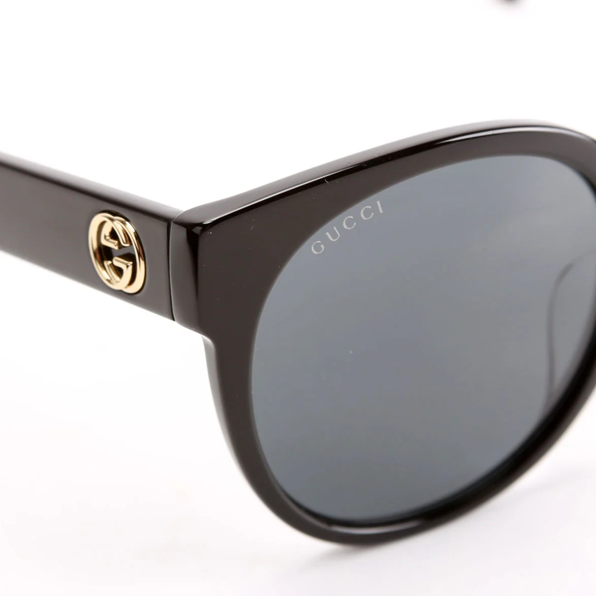 GG0035SAN Round Sunglasses Black - Image 6