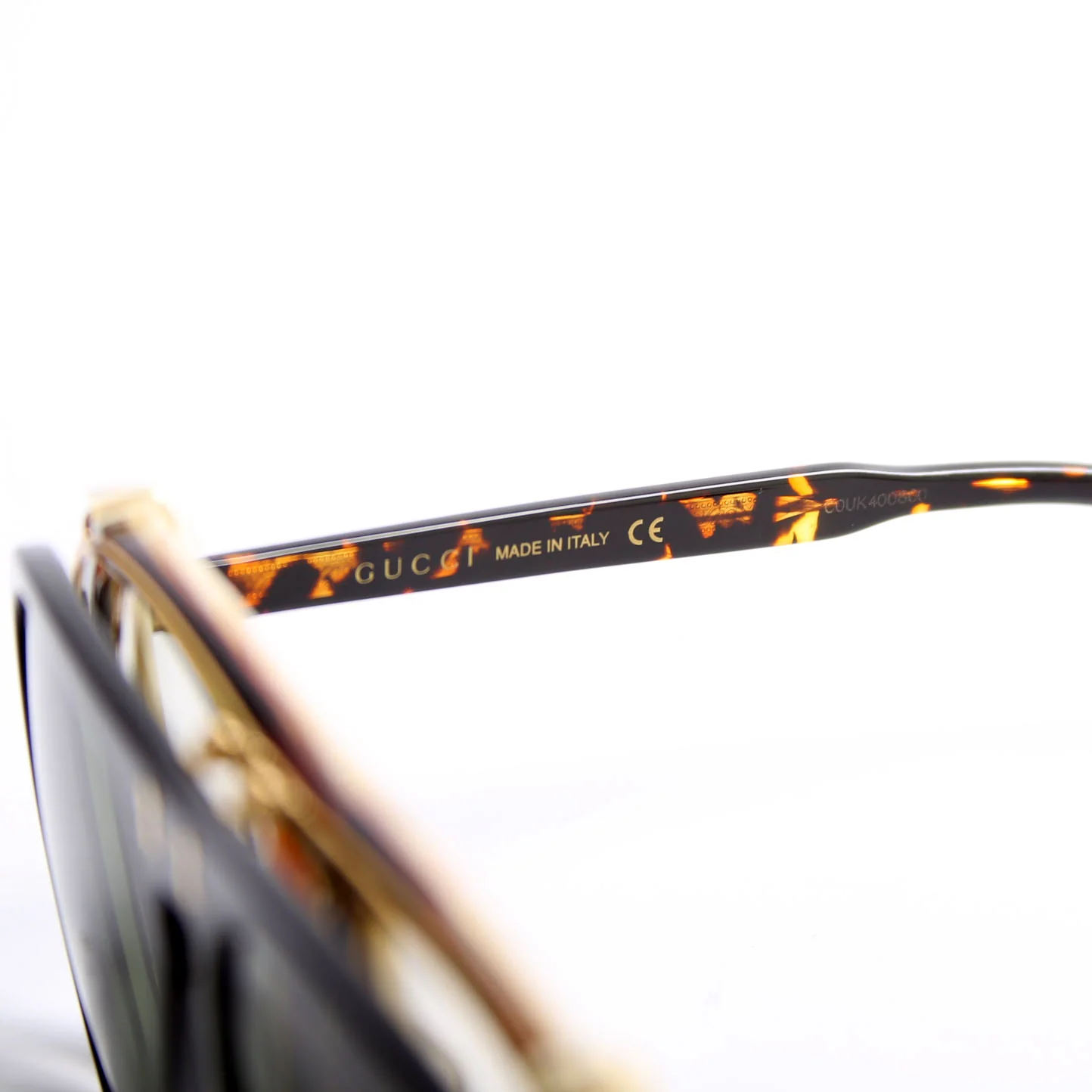 GG0128S Aviator With Clip-On Frame Sunglasses Brown/Black - Image 6