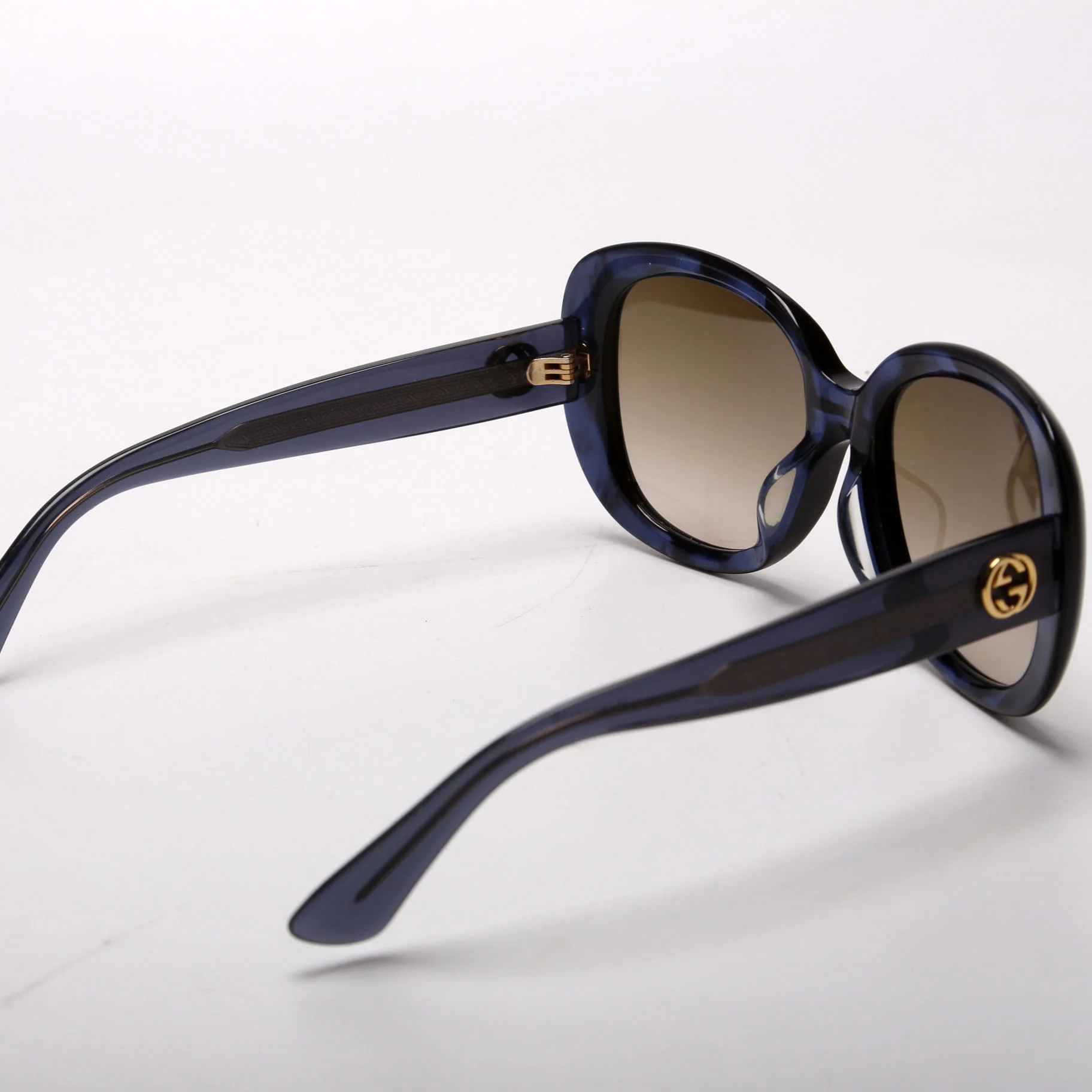 GG0140SA Oval Sunglasses Blue - Image 4