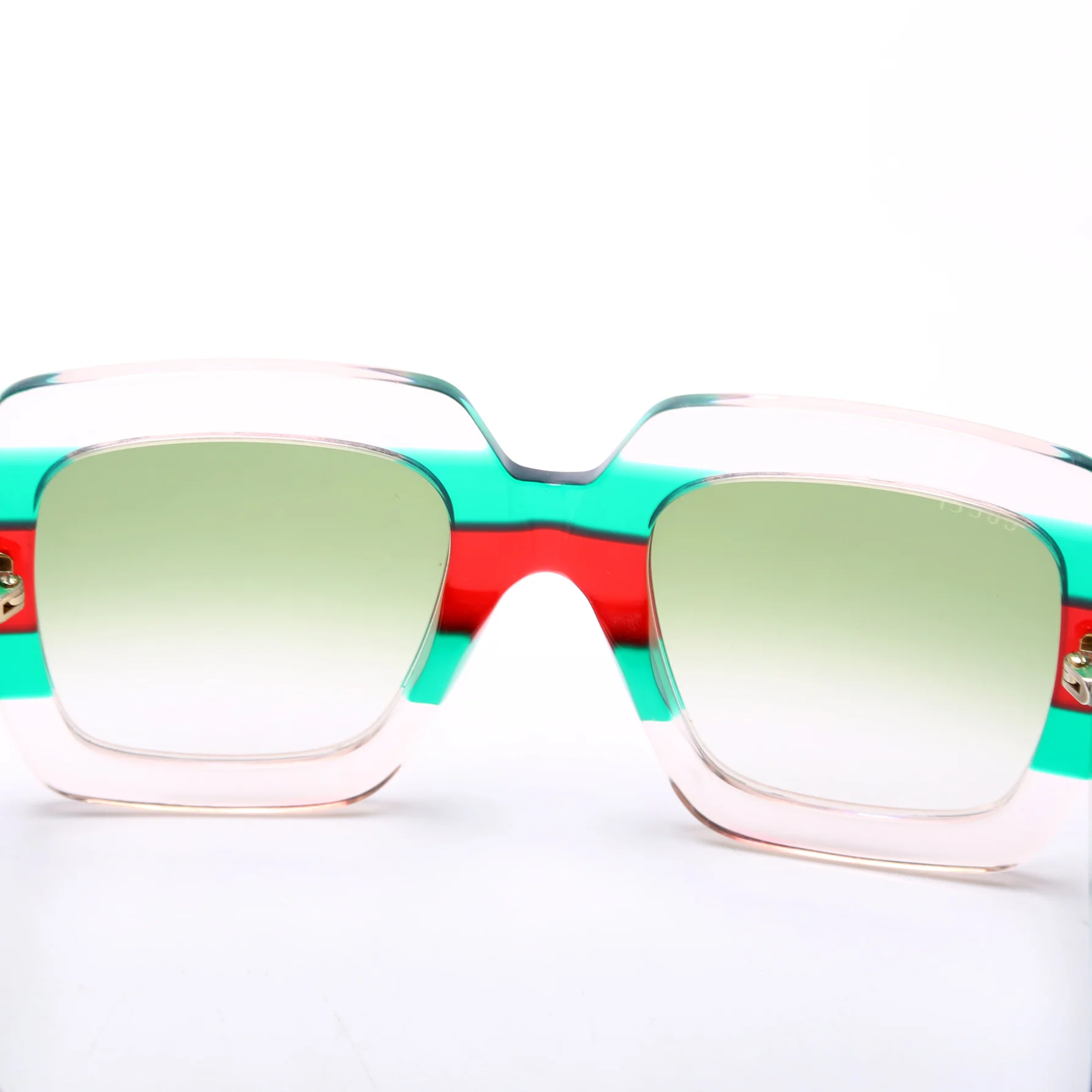 GG0178S Square Sunglasses Red/Green - Image 6